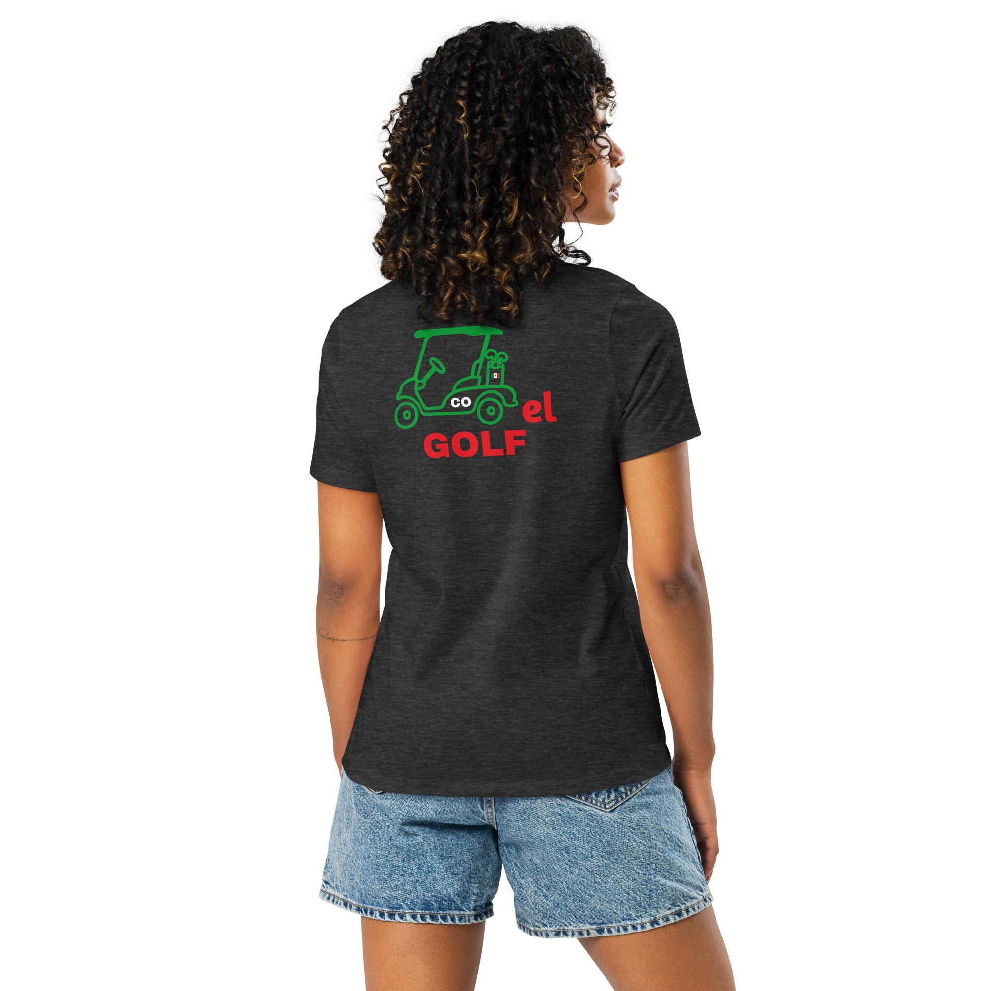 Women's Relaxed T-Shirt "Cartel Golf Mexico"