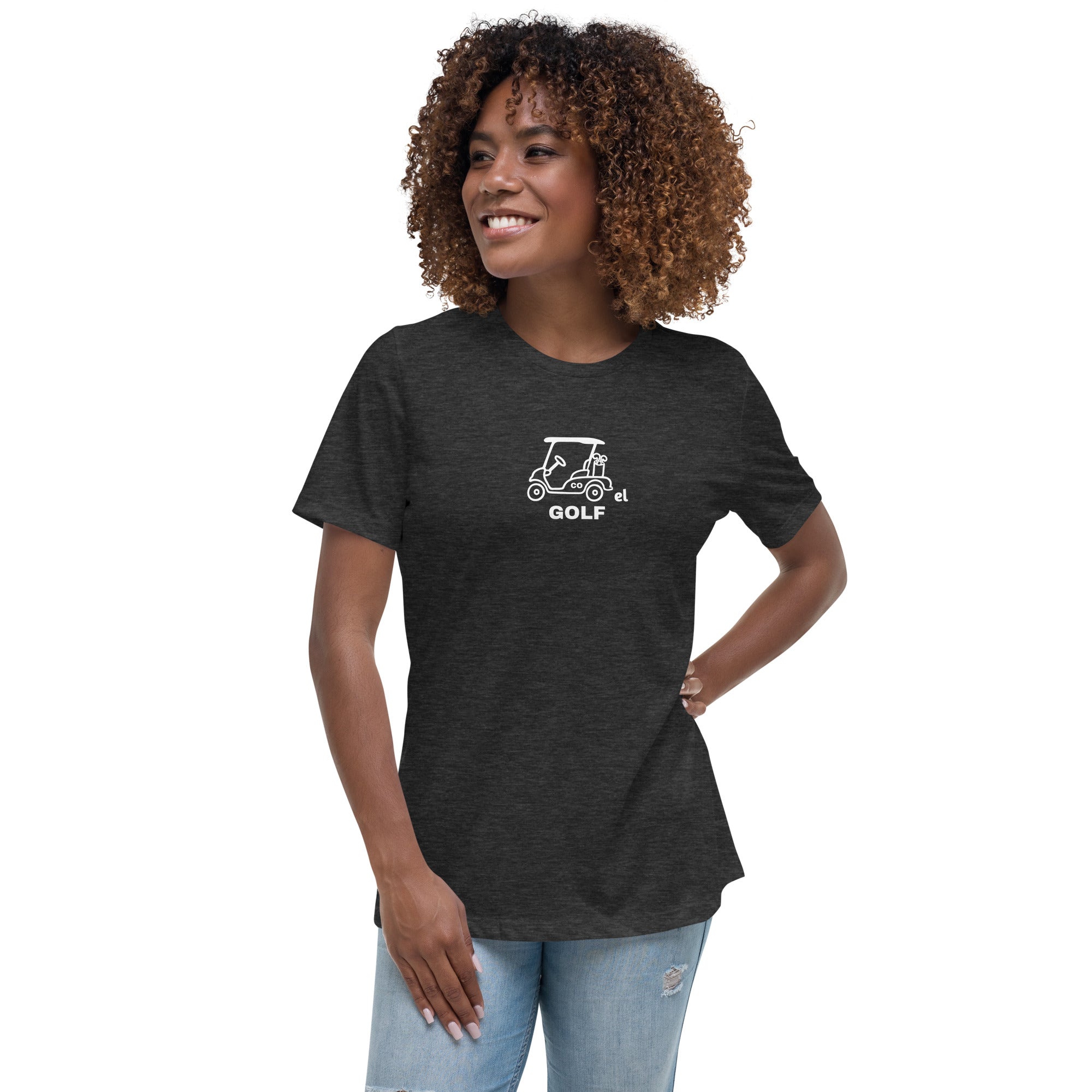 Women's Relaxed T-Shirt "Back 9s Matter"