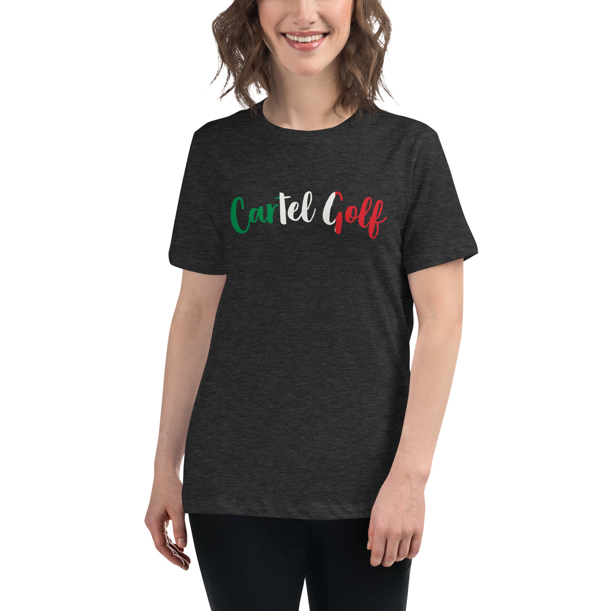 Women's Relaxed T-Shirt "Cartel Golf Italian"