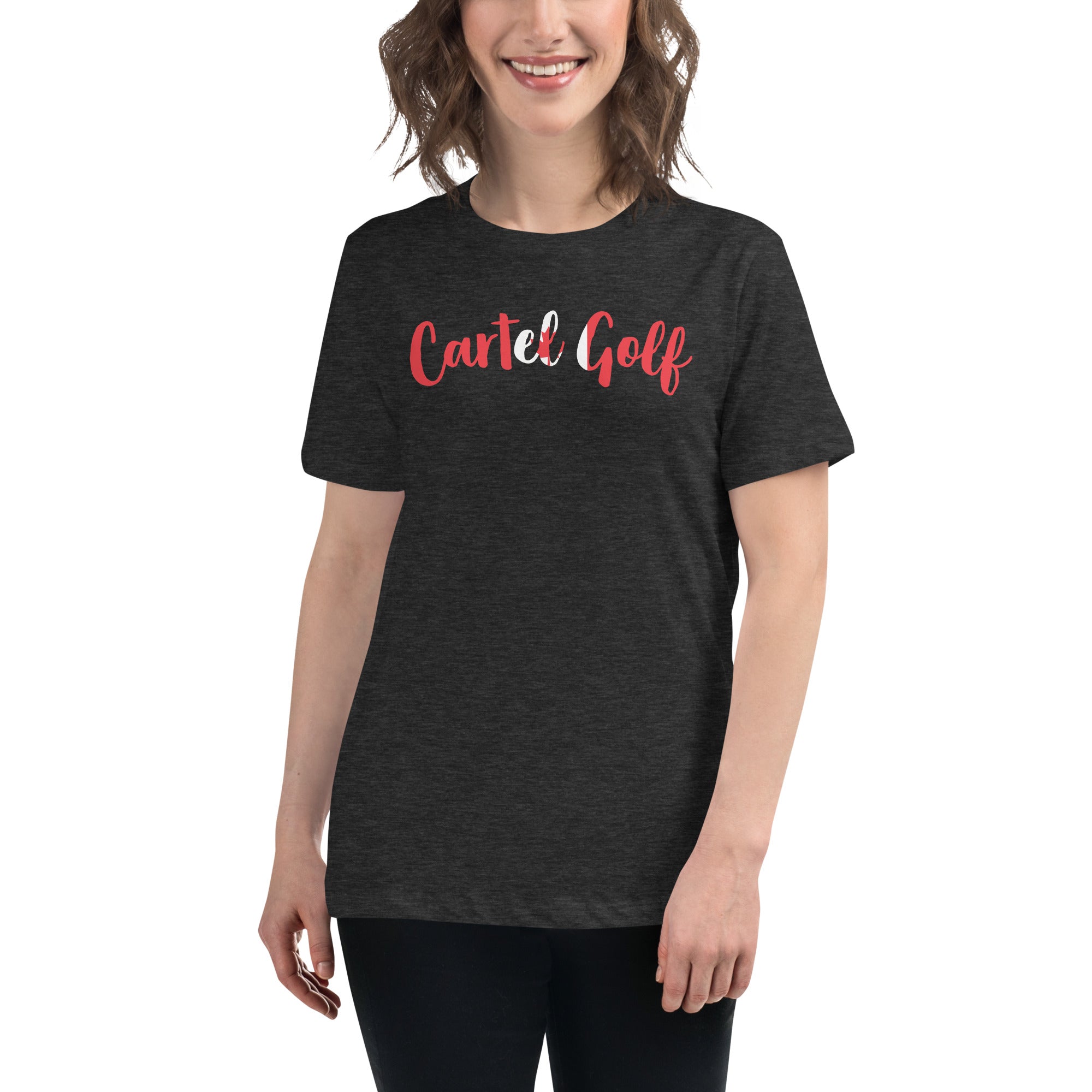 Women's Relaxed T-Shirt "Cartel Golf Canada"