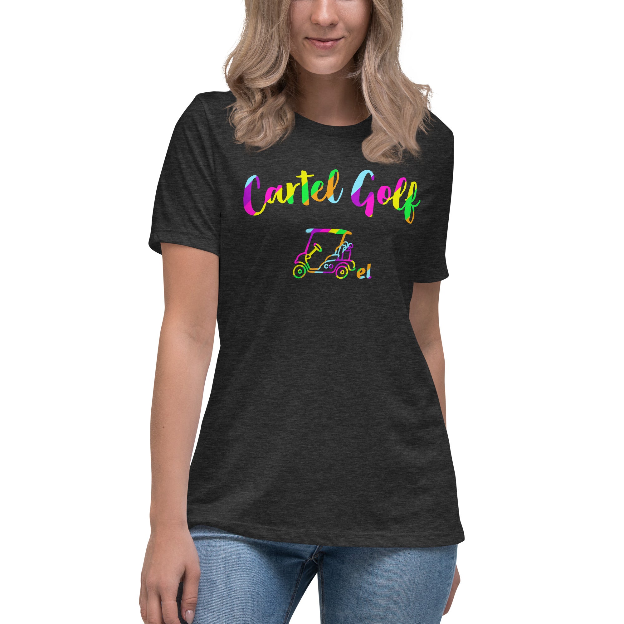 Women's Relaxed T-Shirt "Cartel Golf Colorful"