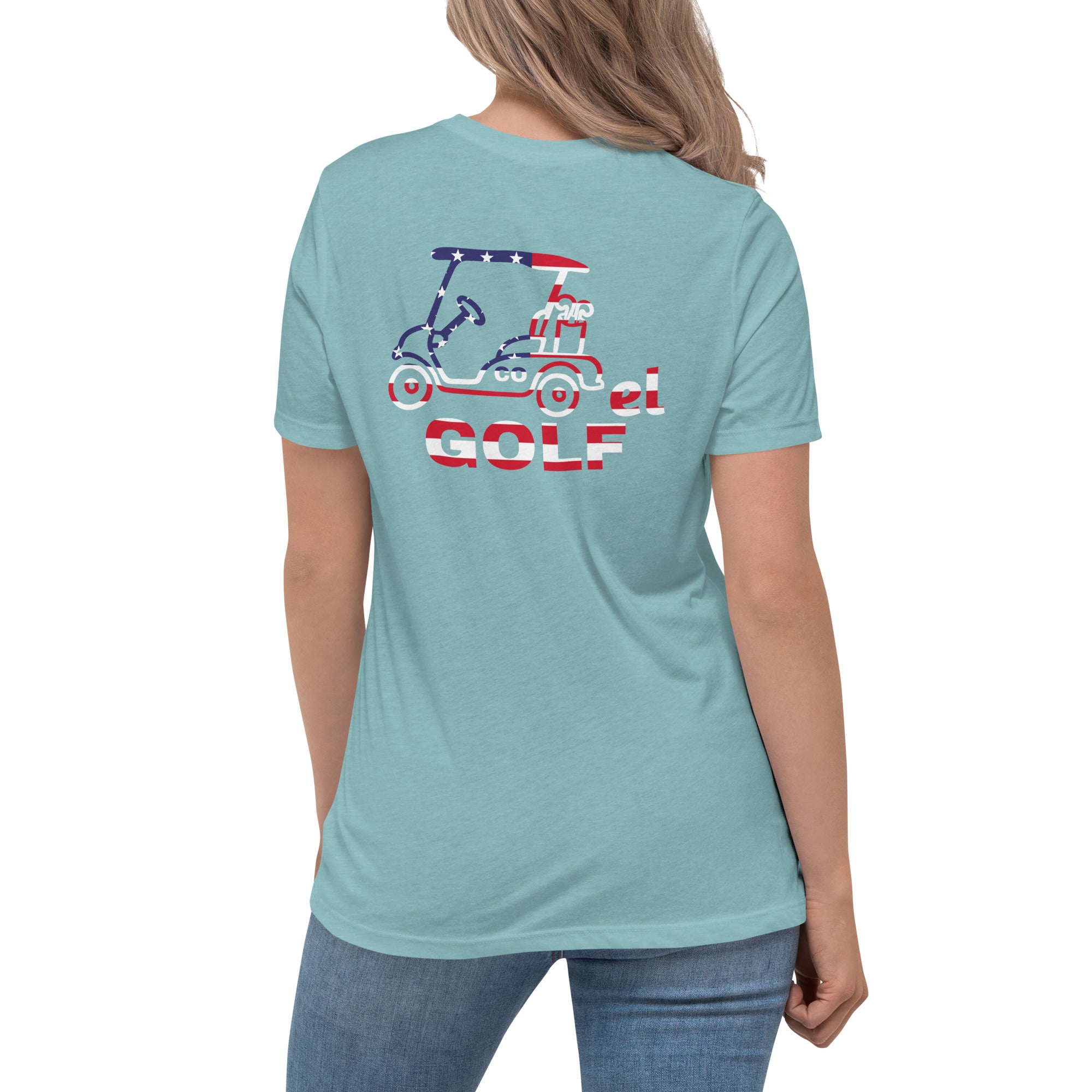 Women's Relaxed T-Shirt "Cartel Golf USA"