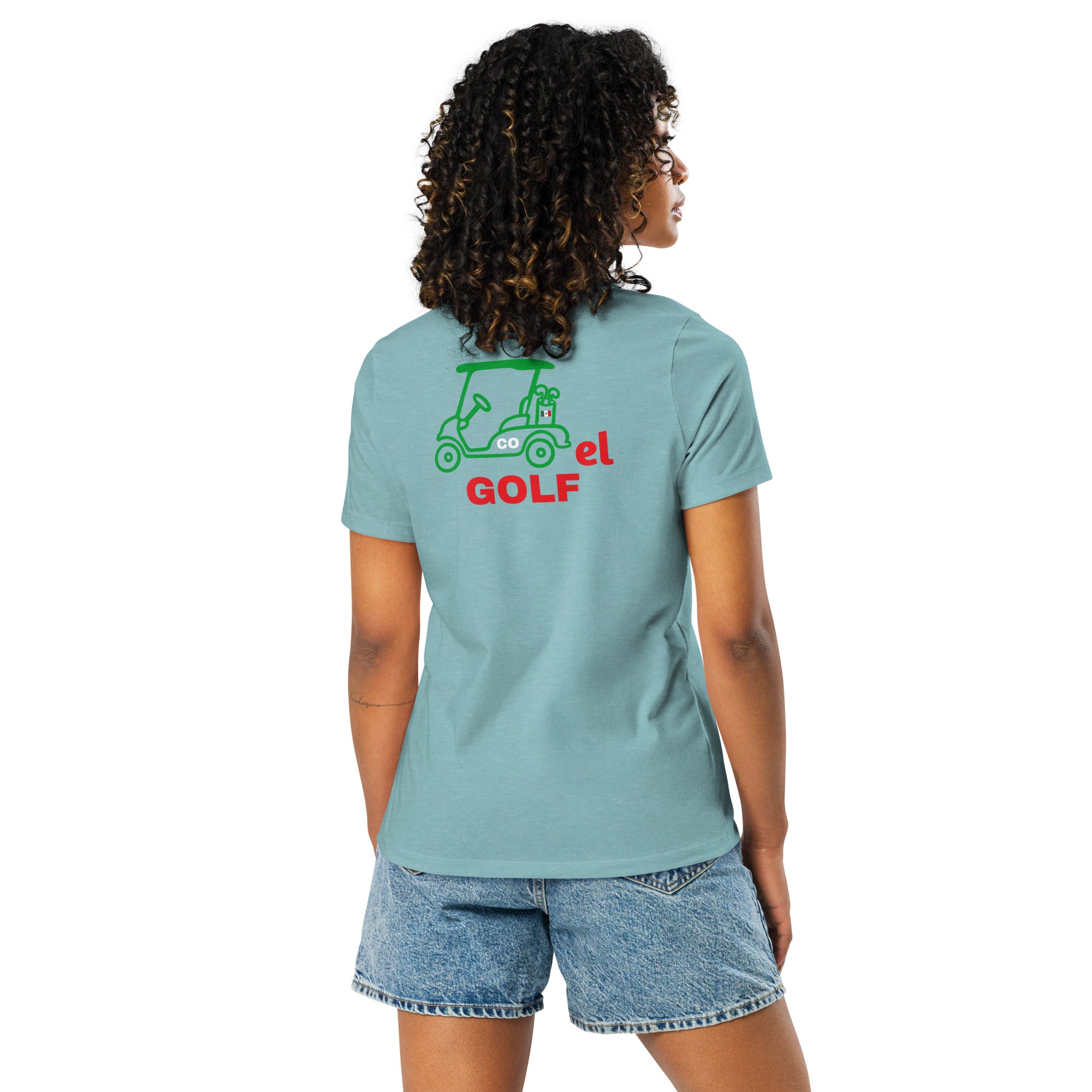 Women's Relaxed T-Shirt "Cartel Golf Mexico"