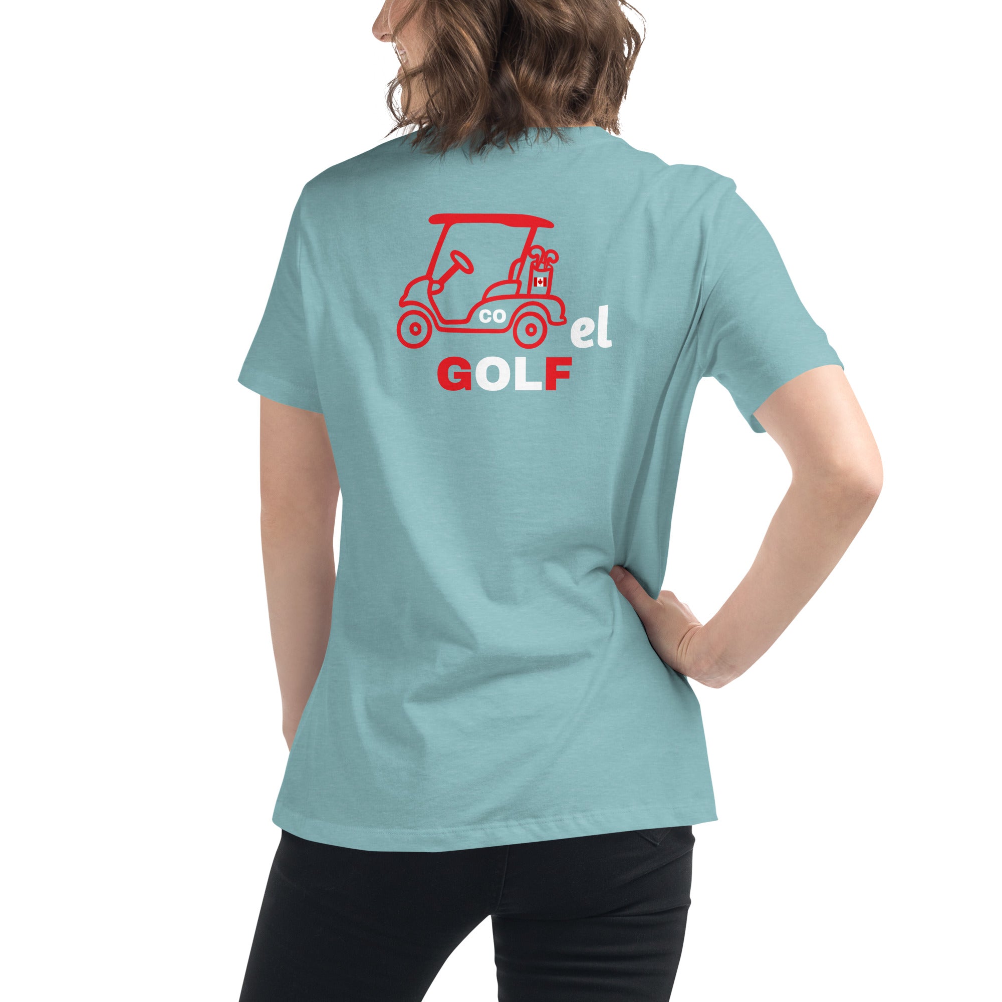 Women's Relaxed T-Shirt "Cartel Golf Canada"