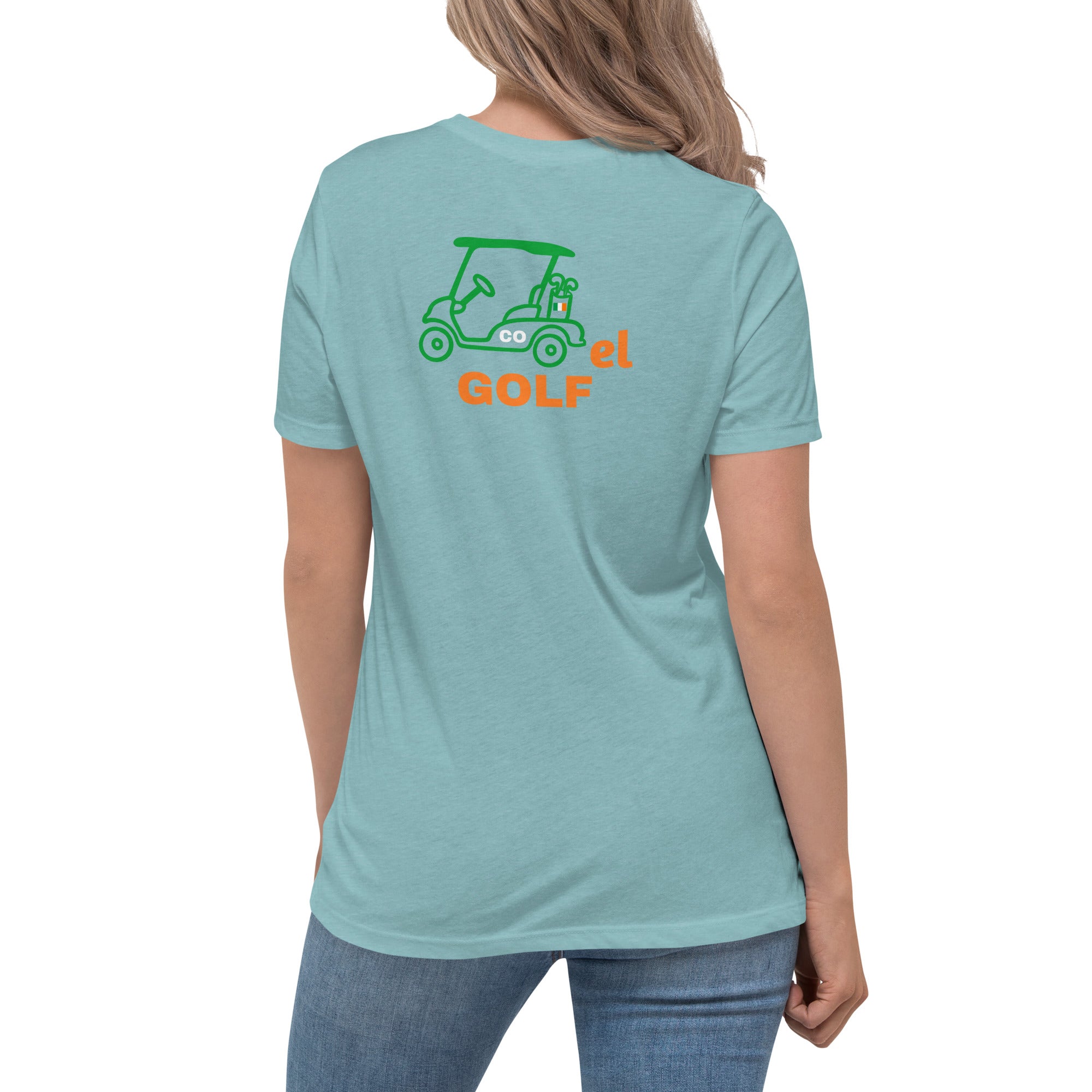 Women's Relaxed T-Shirt "Cartel Golf Irish"