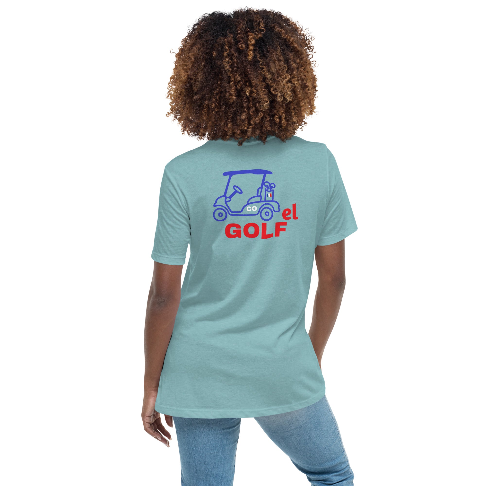 Women's Relaxed T-Shirt "Cartel Golf France"