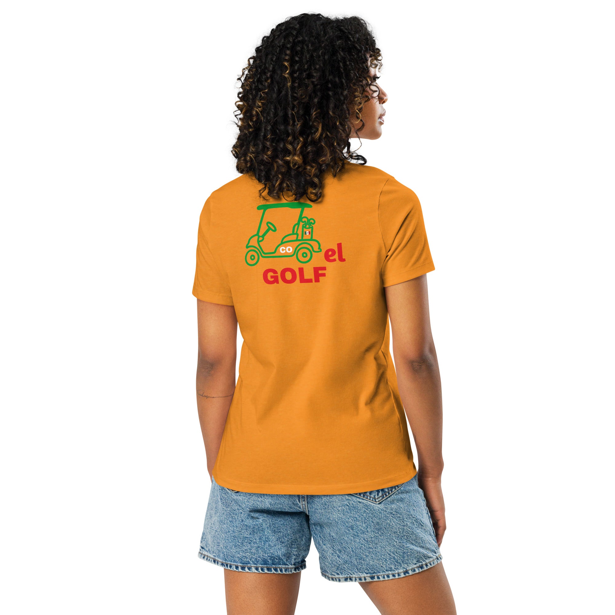 Women's Relaxed T-Shirt "Cartel Golf Mexico"