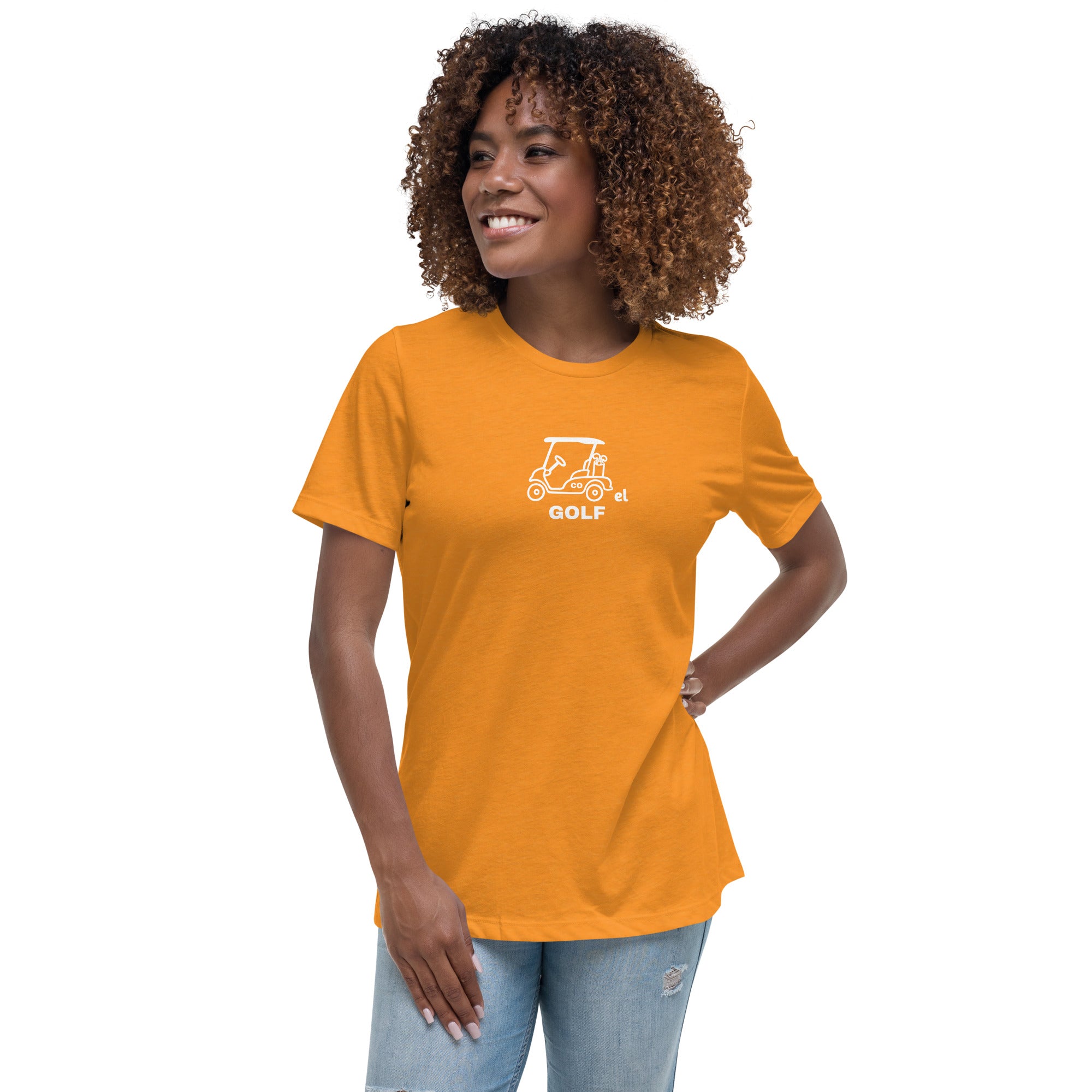 Women's Relaxed T-Shirt "Back 9s Matter"