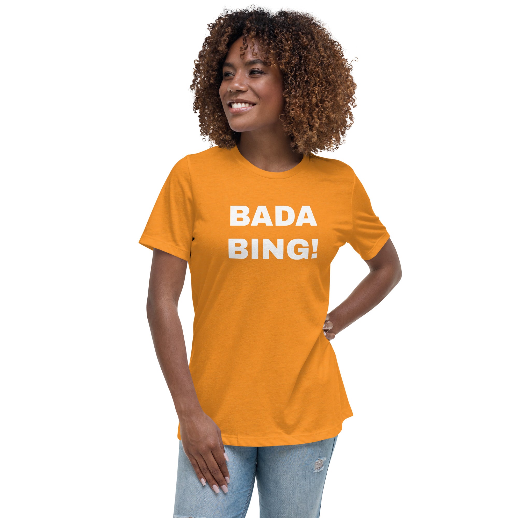 Women's Relaxed T-Shirt "BADA BING"