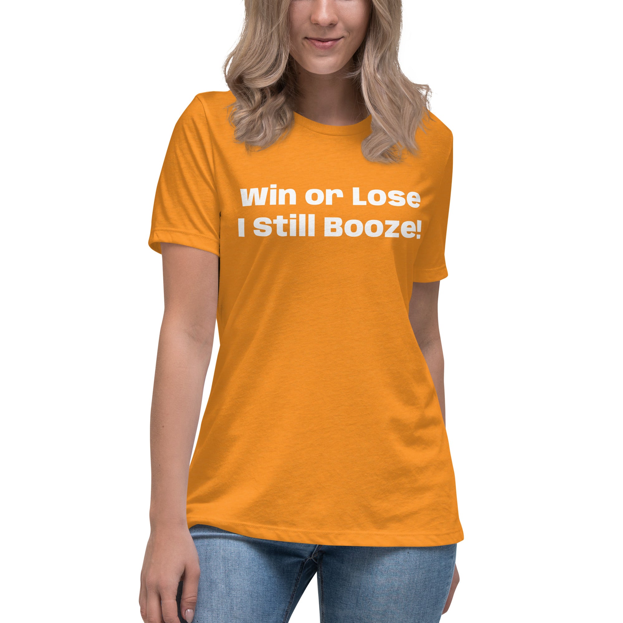 Women's Relaxed T-Shirt "Win or Lose"