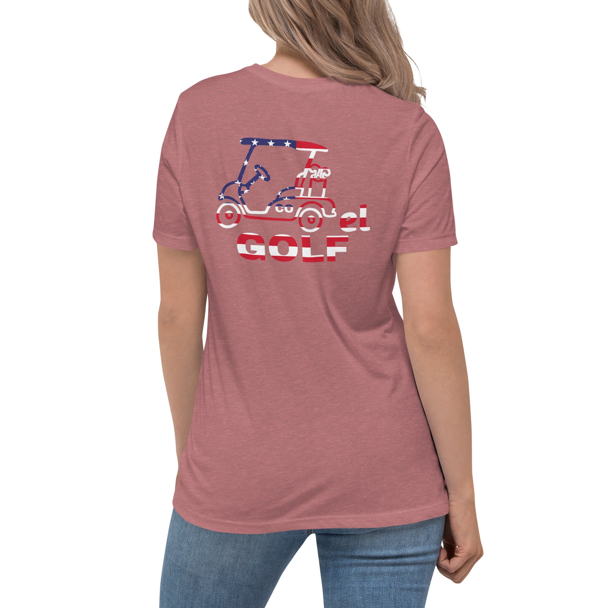 Women's Relaxed T-Shirt "Cartel Golf USA"