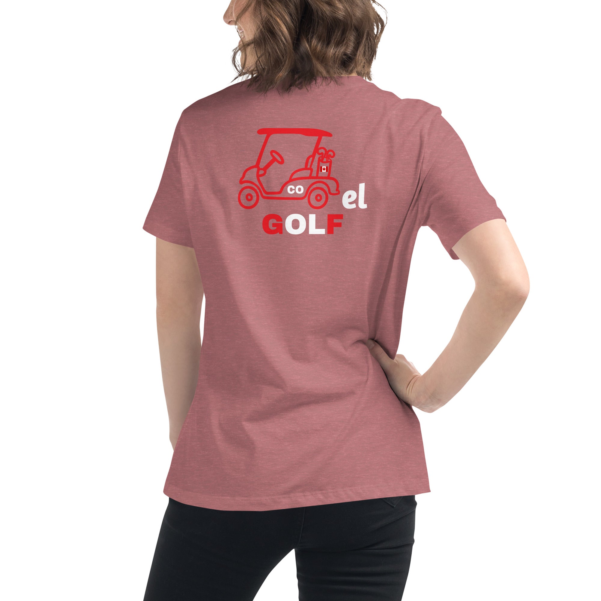 Women's Relaxed T-Shirt "Cartel Golf Canada"