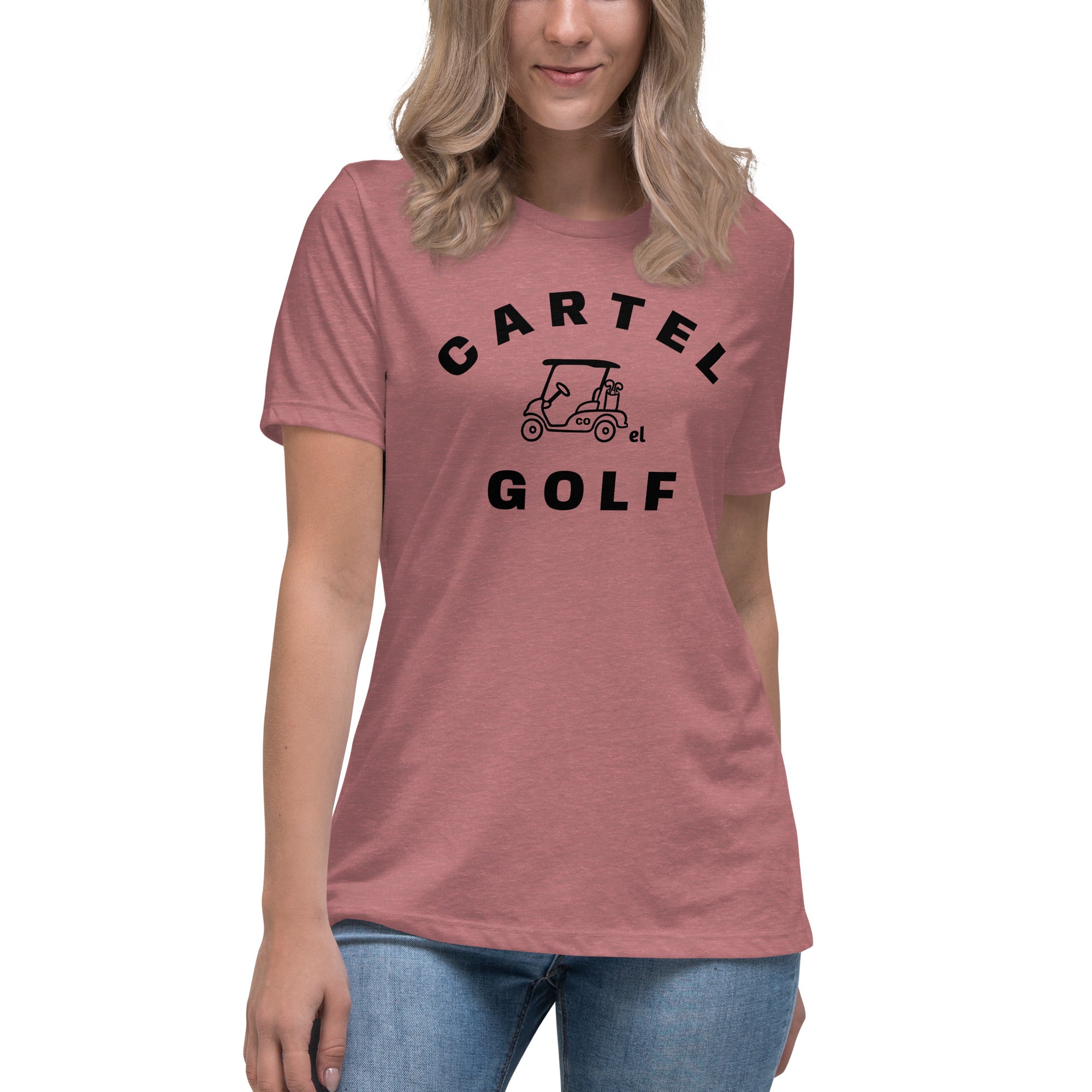 Women's Relaxed T-Shirt "Cartel Golf"