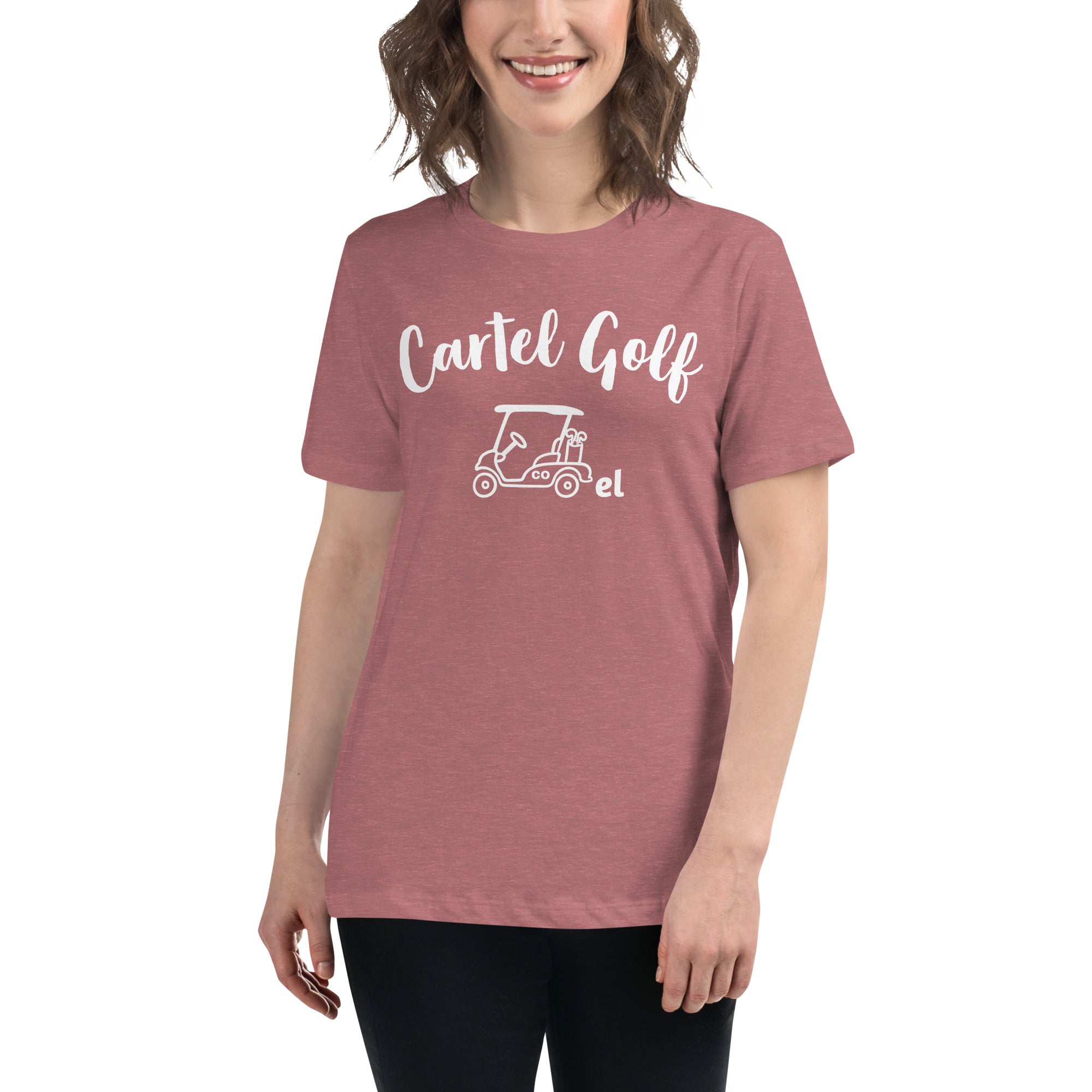 Women's Relaxed T-Shirt "Cartel Golf"