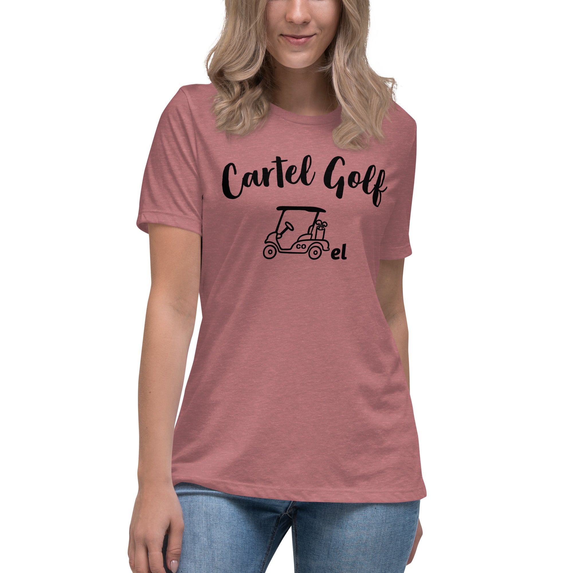 Women's Relaxed T-Shirt "Cartel Golf"