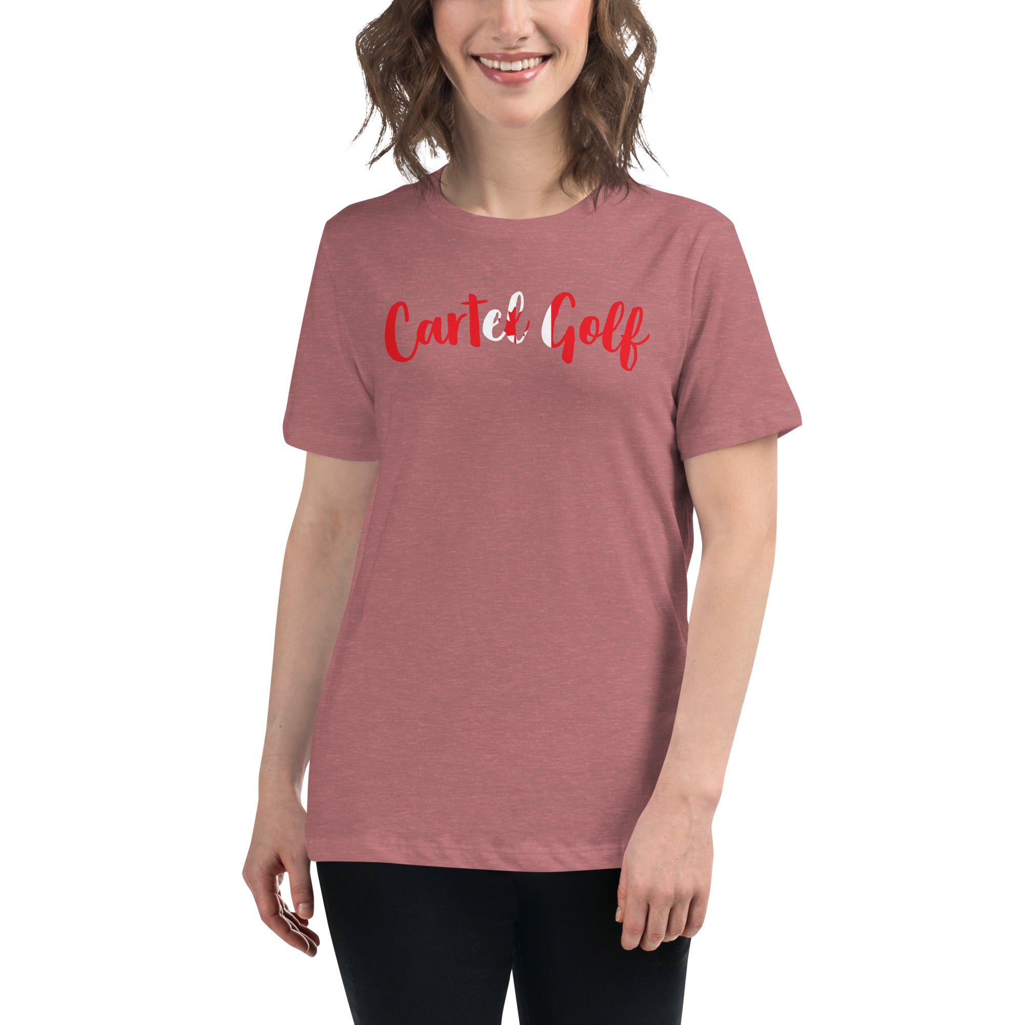 Women's Relaxed T-Shirt "Cartel Golf Canada"