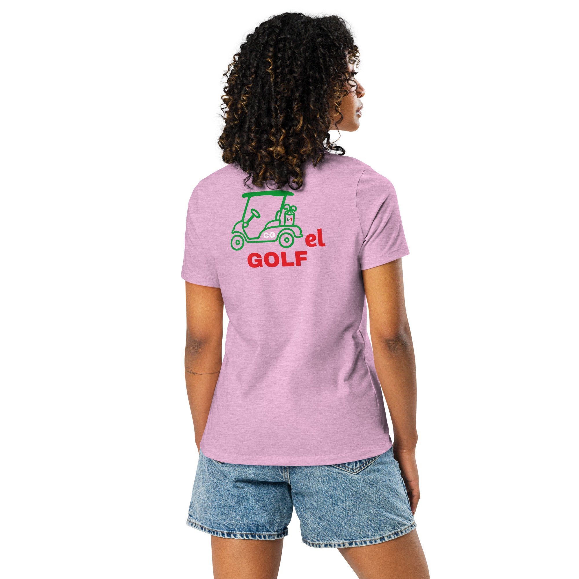 Women's Relaxed T-Shirt "Cartel Golf Mexico"