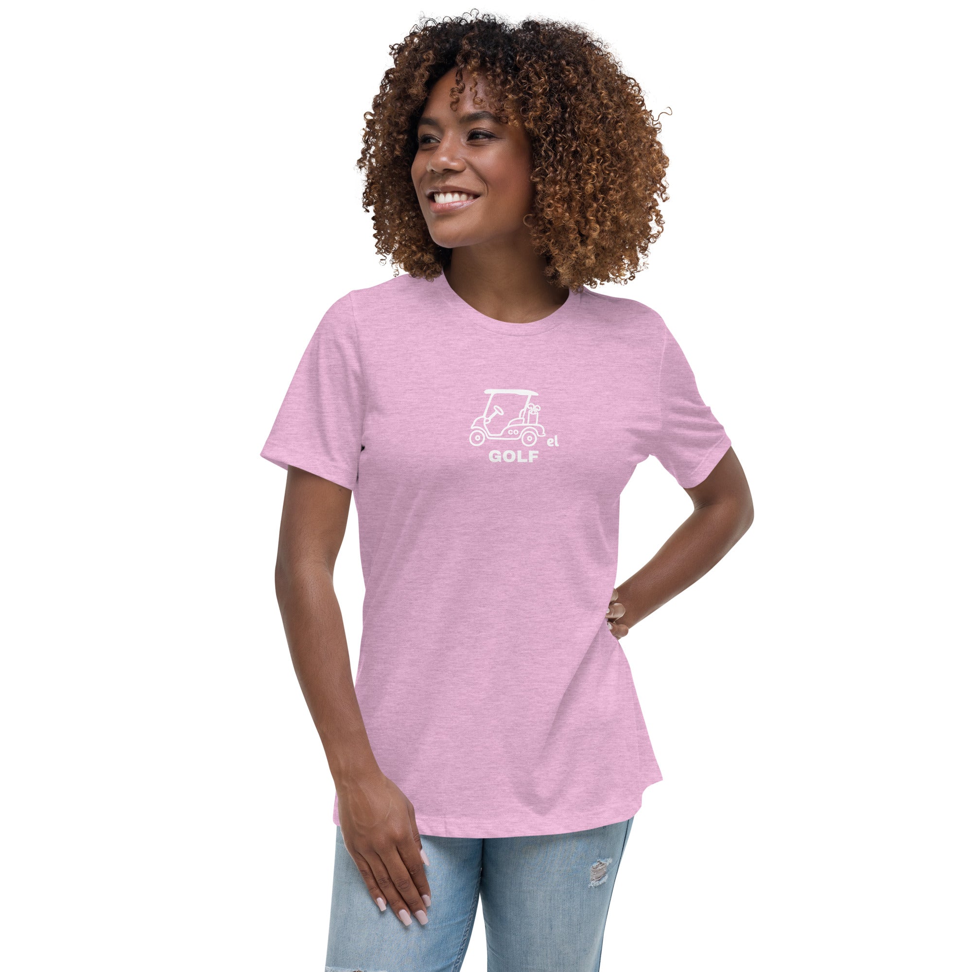 Women's Relaxed T-Shirt "Back 9s Matter"