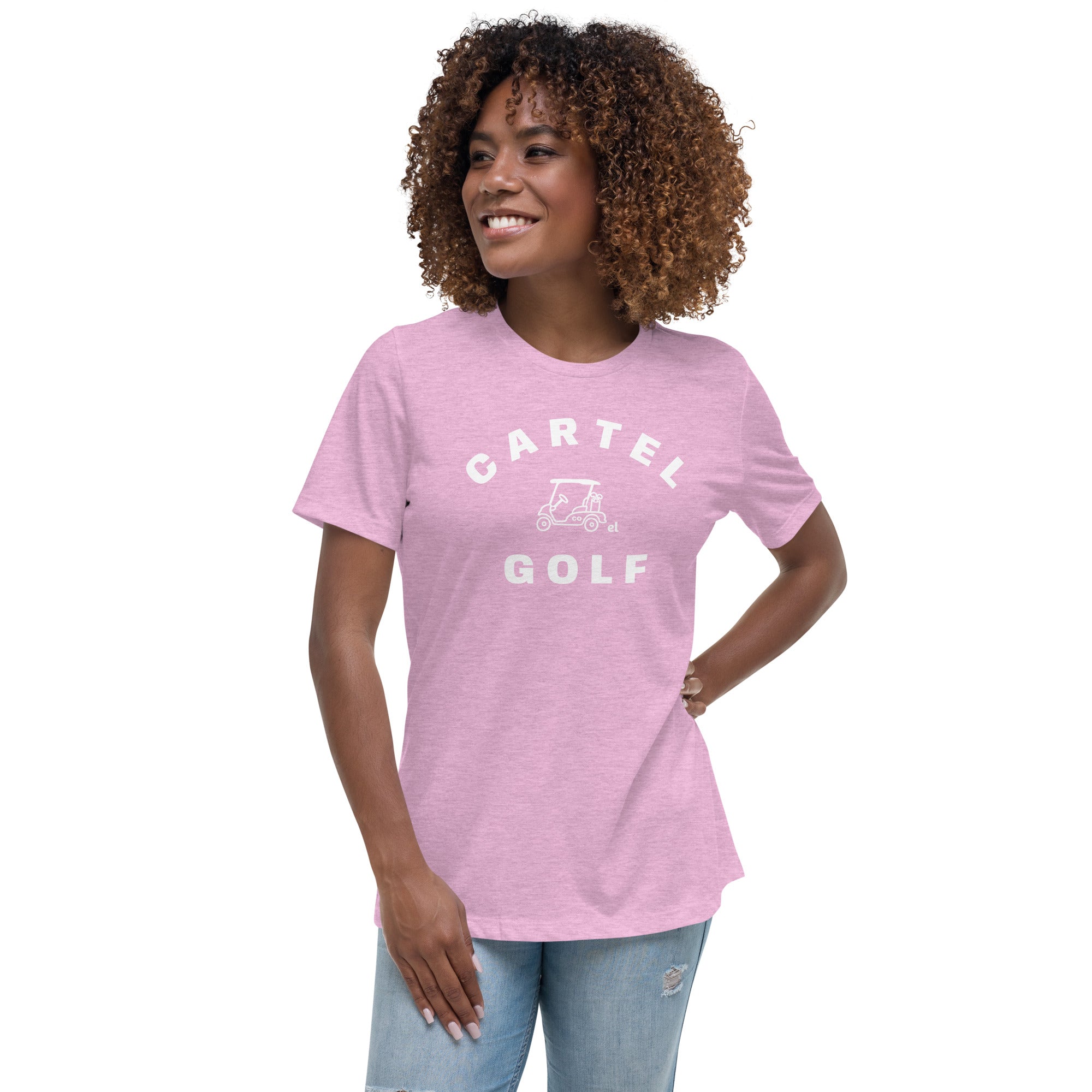 Women's Relaxed T-Shirt "Cartel Golf"