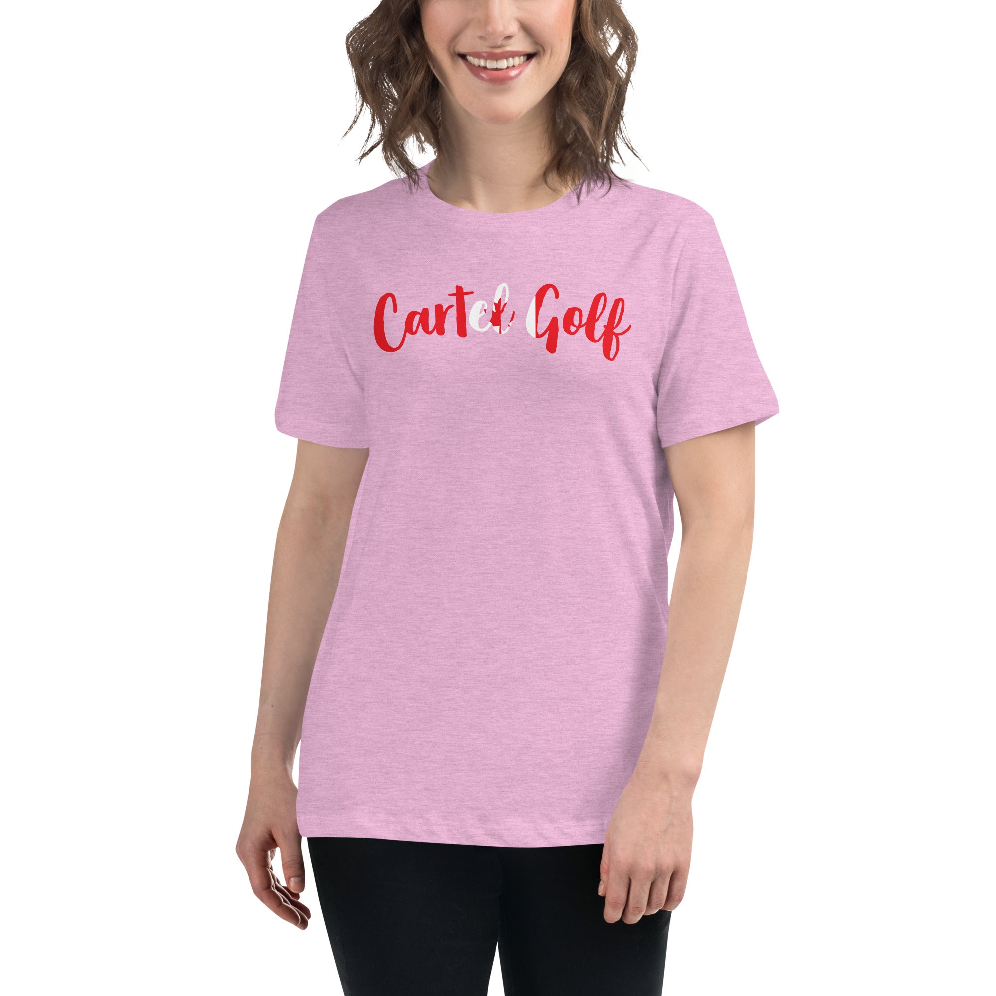 Women's Relaxed T-Shirt "Cartel Golf Canada"