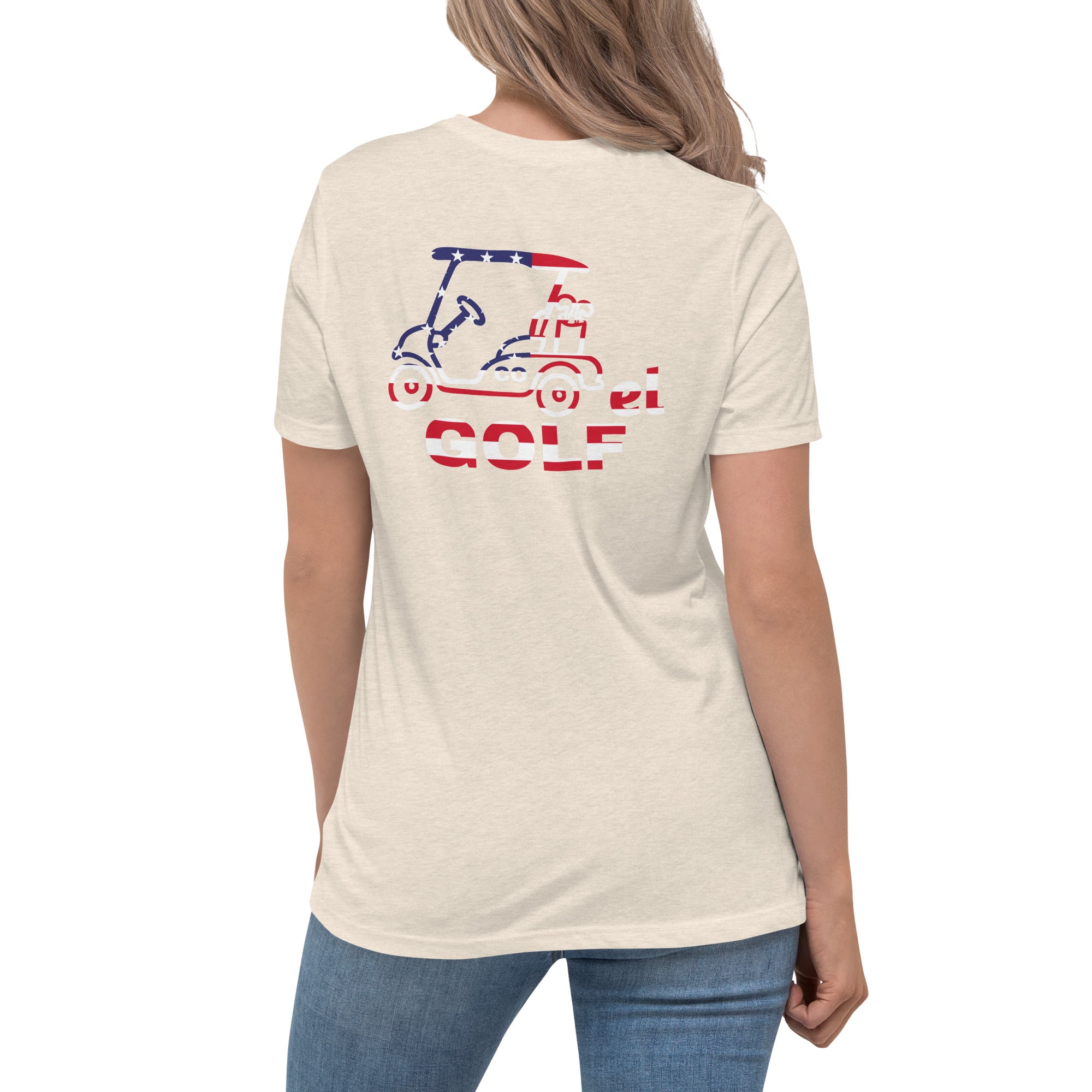 Women's Relaxed T-Shirt "Cartel Golf USA"