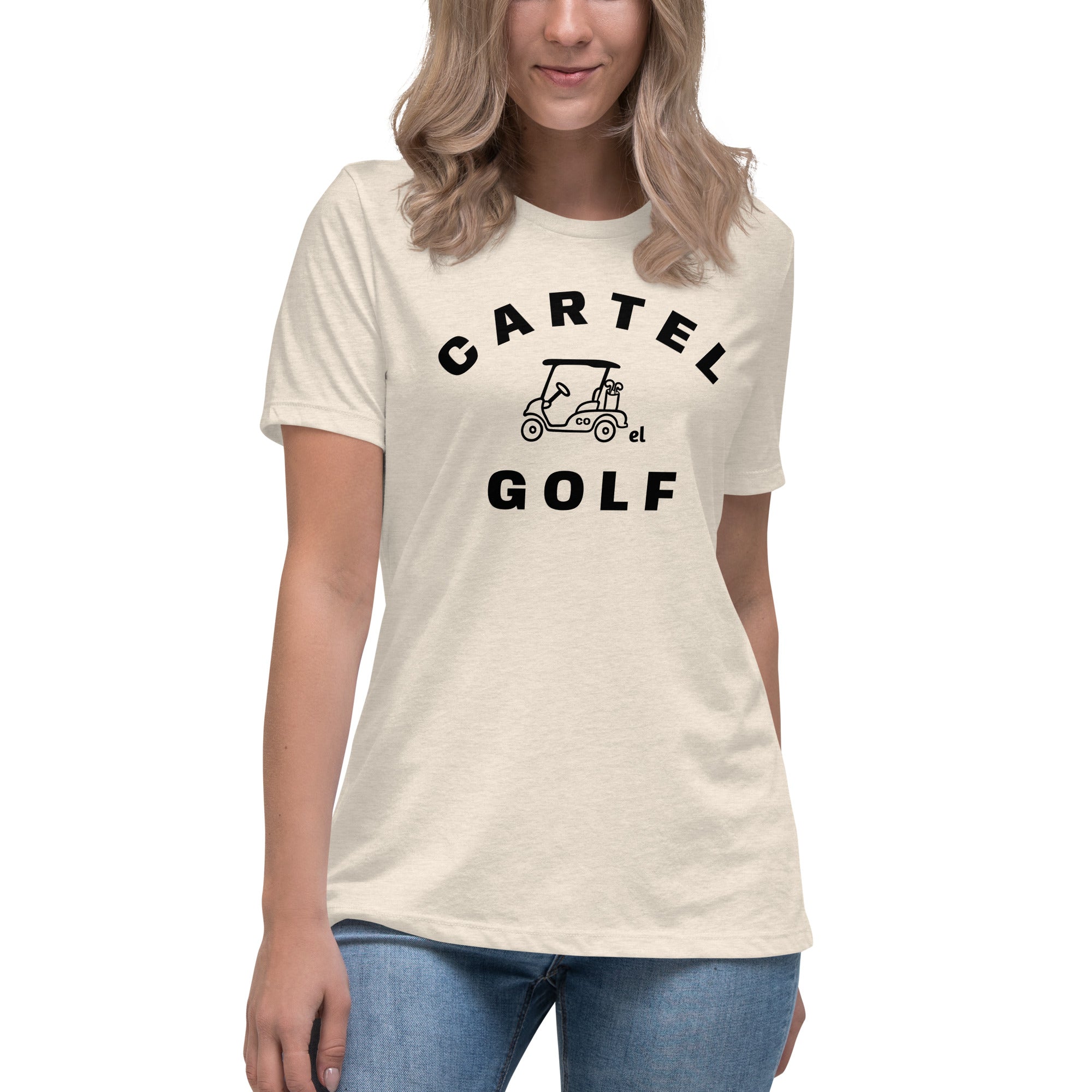 Women's Relaxed T-Shirt "Cartel Golf"