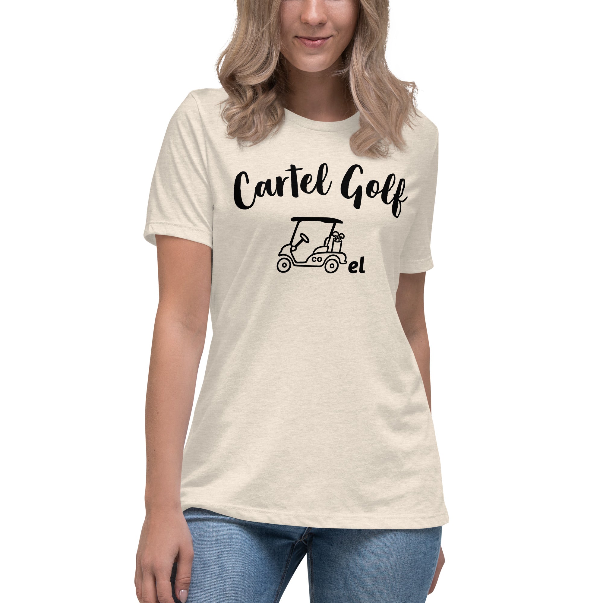 Women's Relaxed T-Shirt "Cartel Golf"