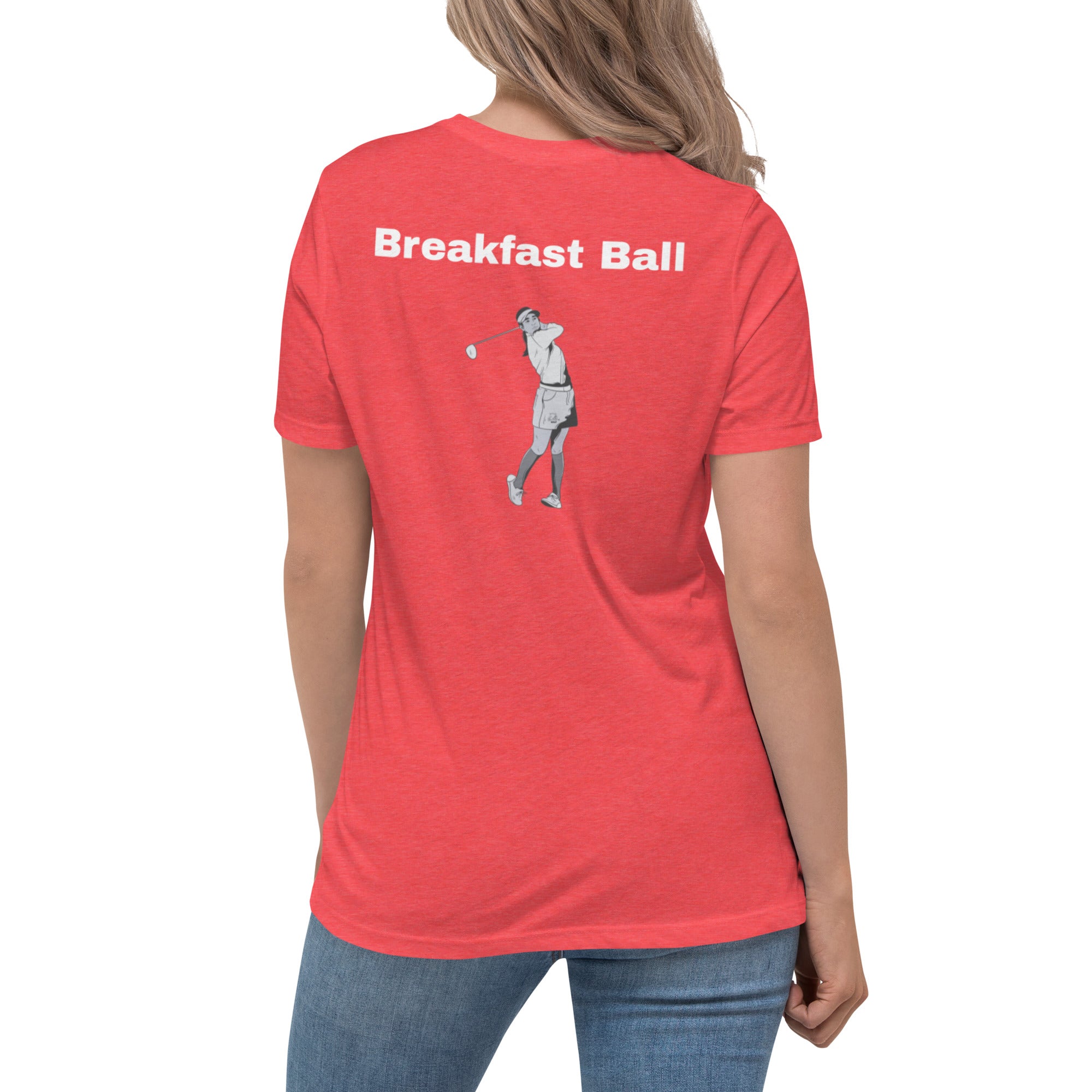 Women's Relaxed T-Shirt "Breakfast Ball"