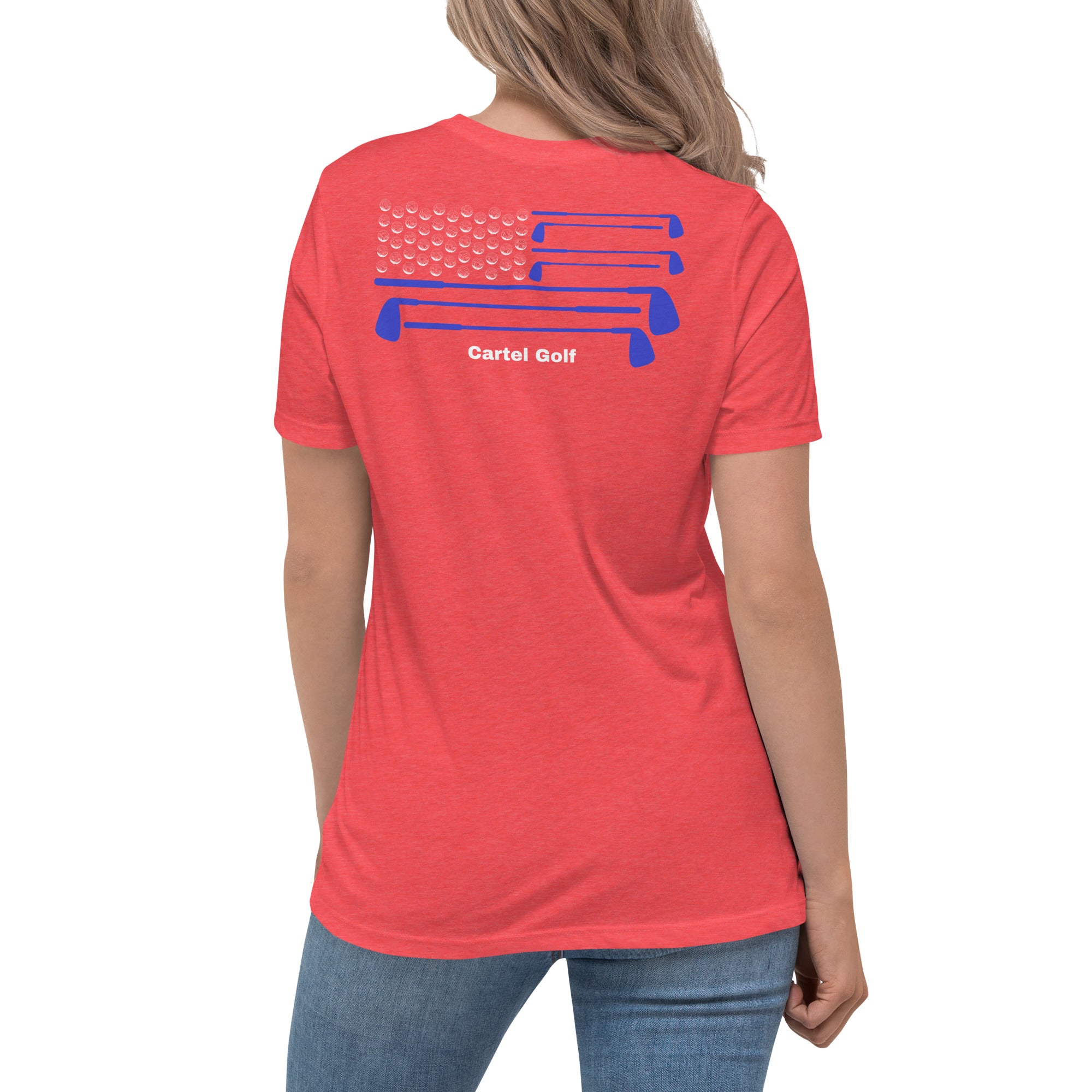 Women's Relaxed T-Shirt "Cartel Golf USA"