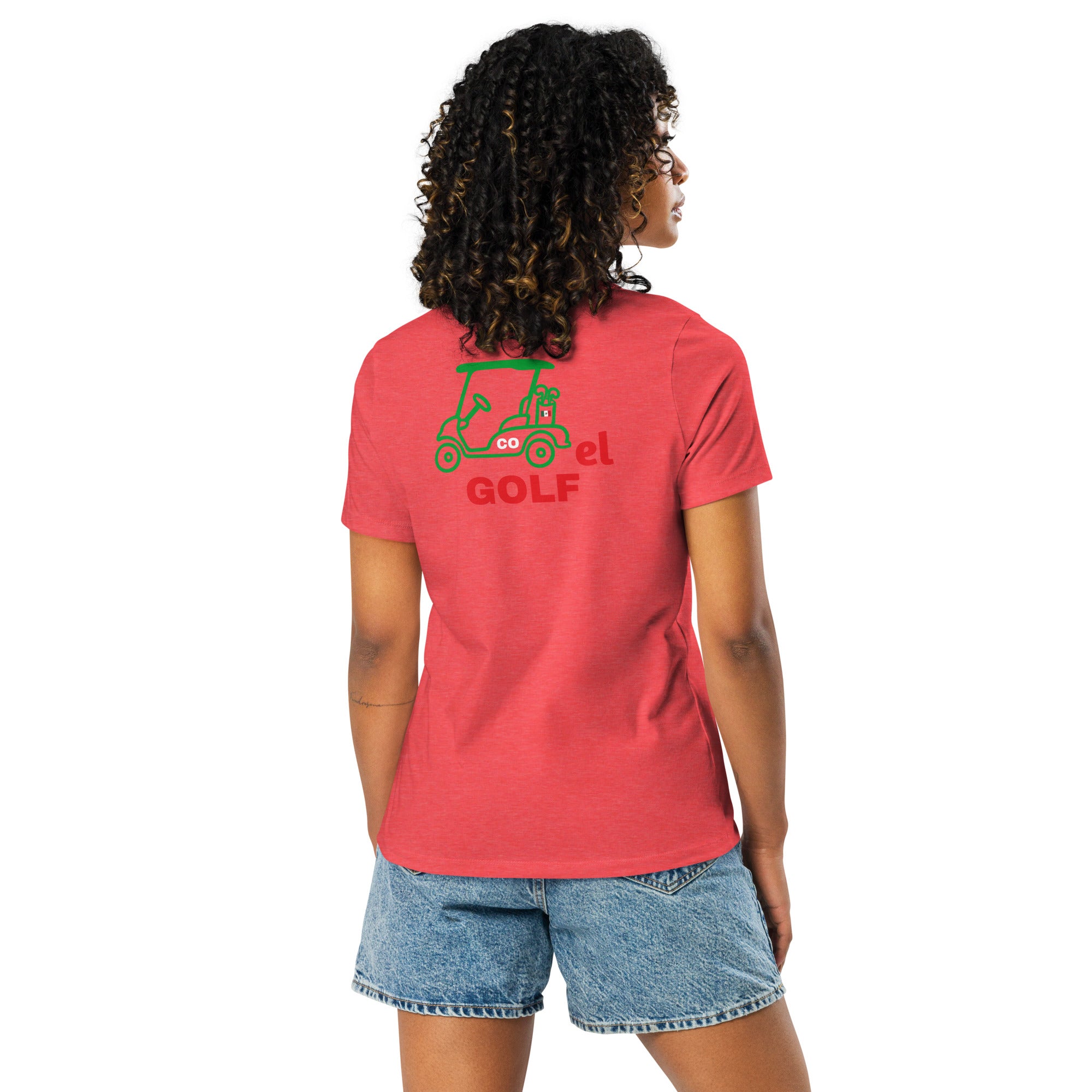 Women's Relaxed T-Shirt "Cartel Golf Mexico"