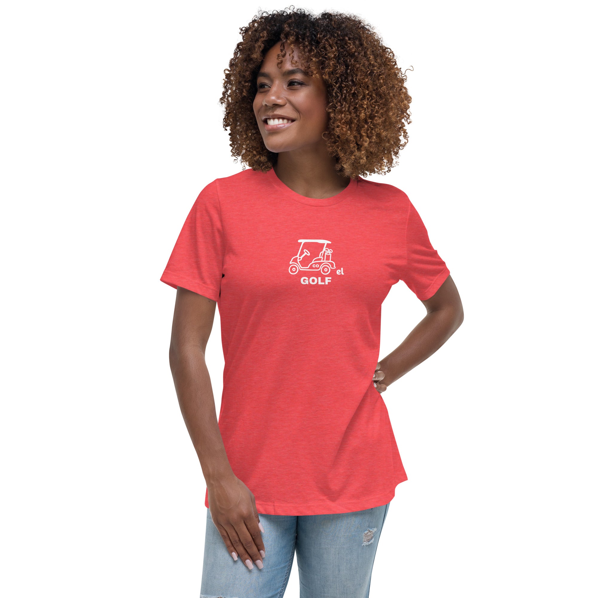 Women's Relaxed T-Shirt "Back 9s Matter"