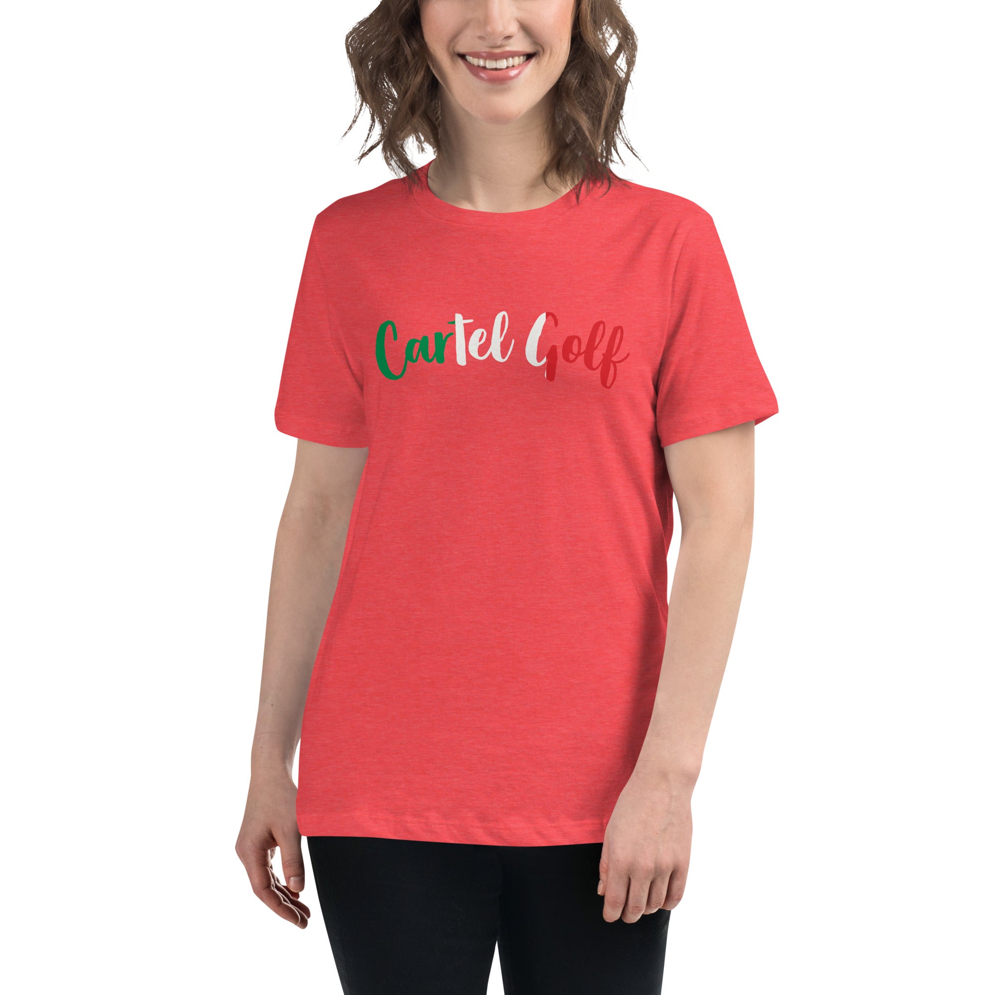 Women's Relaxed T-Shirt "Cartel Golf Italian"