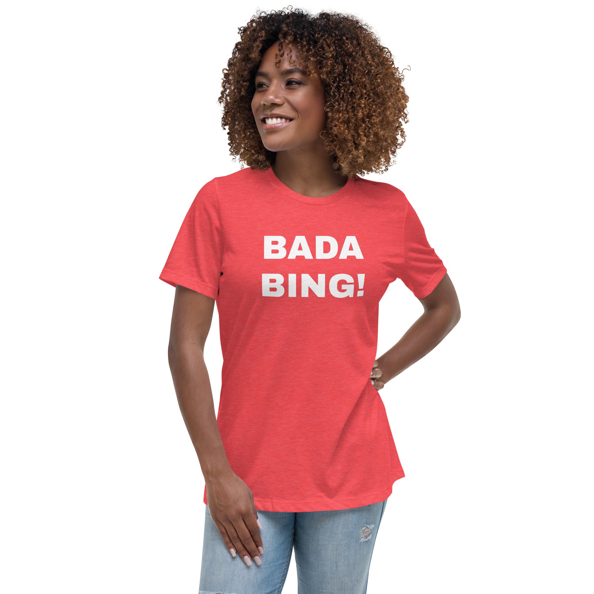 Women's Relaxed T-Shirt "BADA BING"