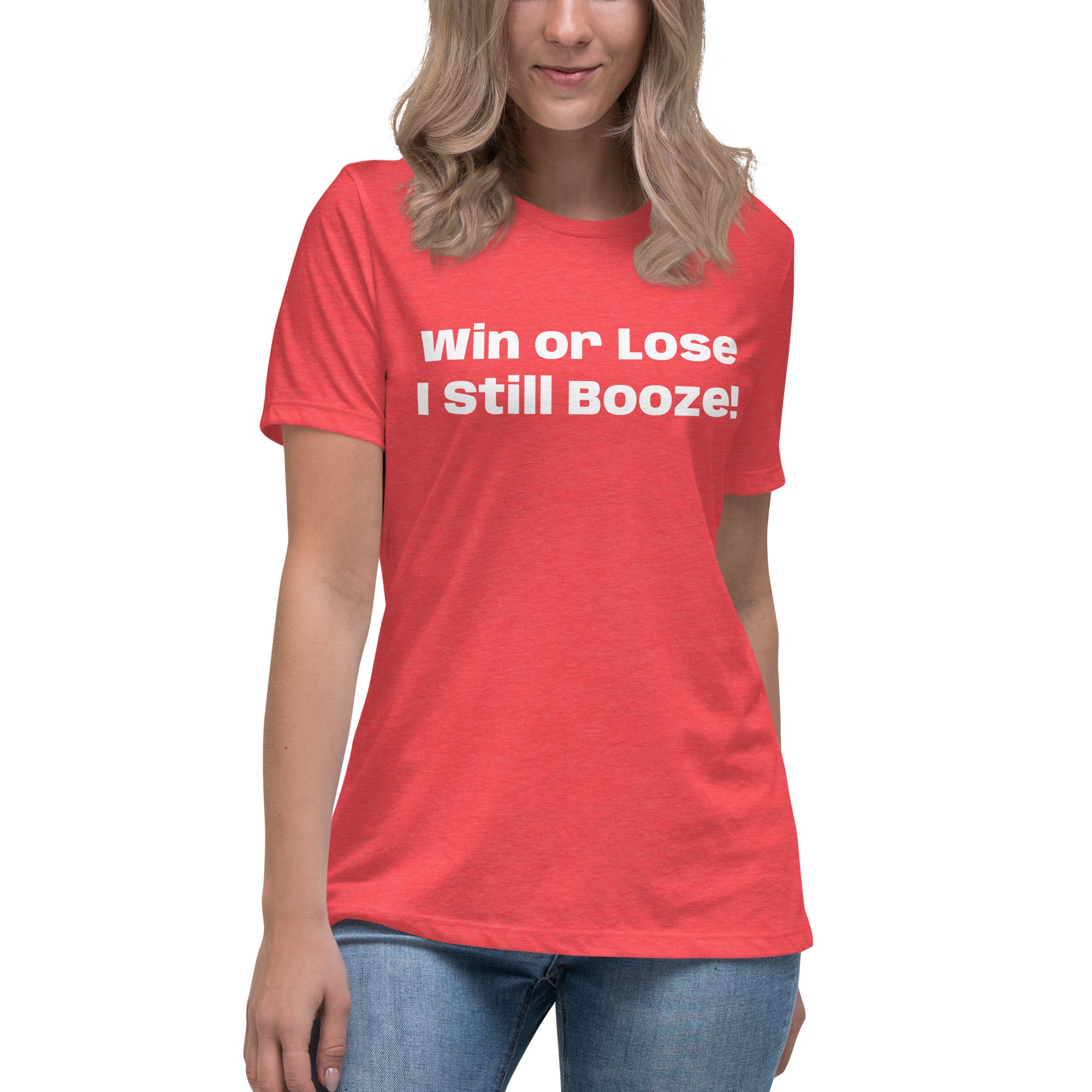 Women's Relaxed T-Shirt "Win or Lose"