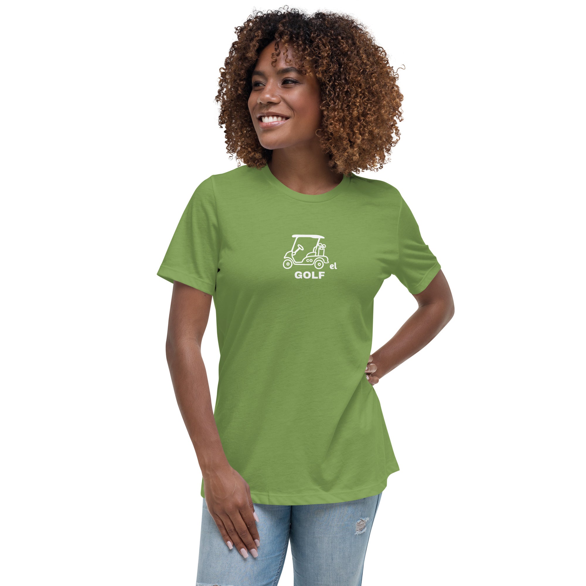 Women's Relaxed T-Shirt "Back 9s Matter"