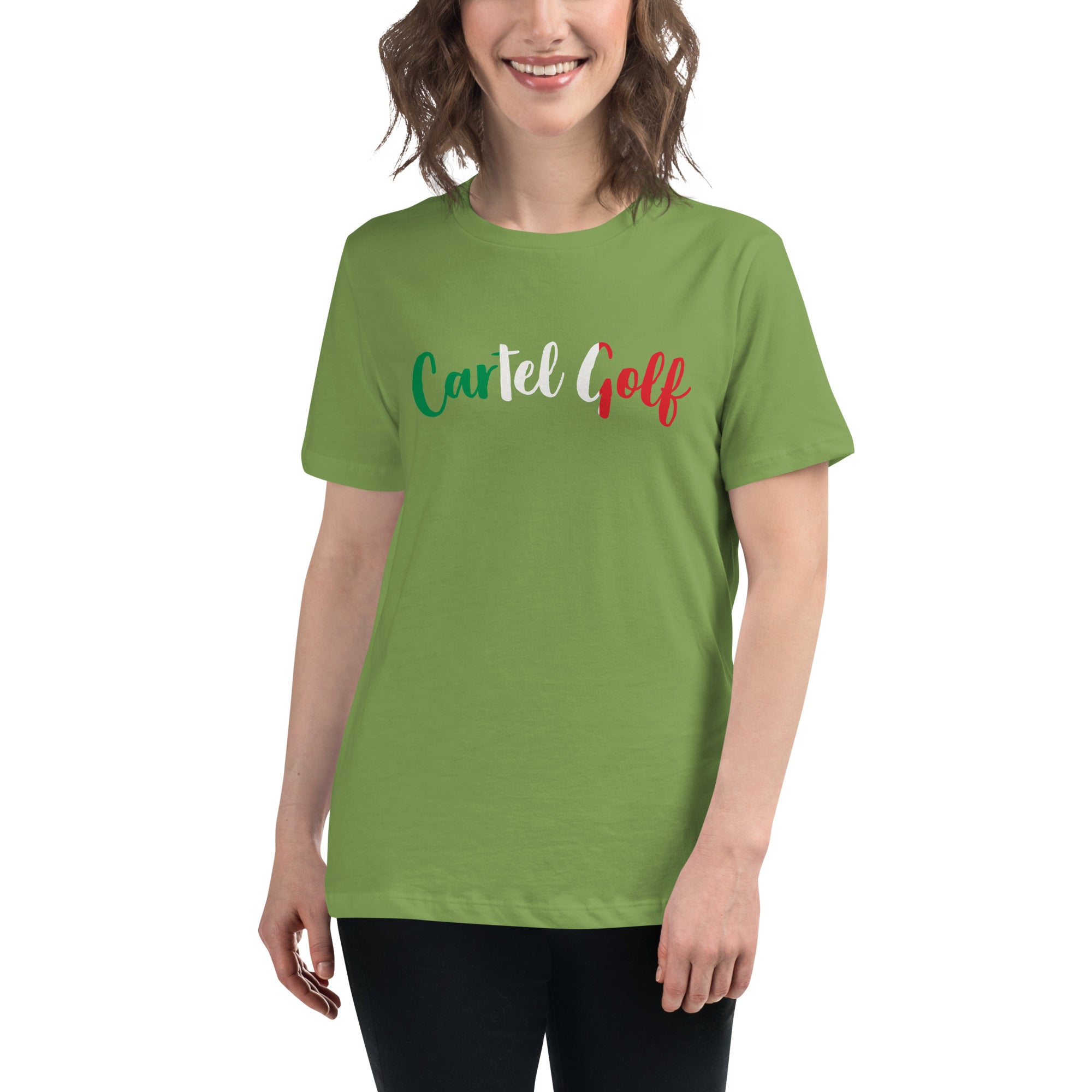 Women's Relaxed T-Shirt "Cartel Golf Italian"