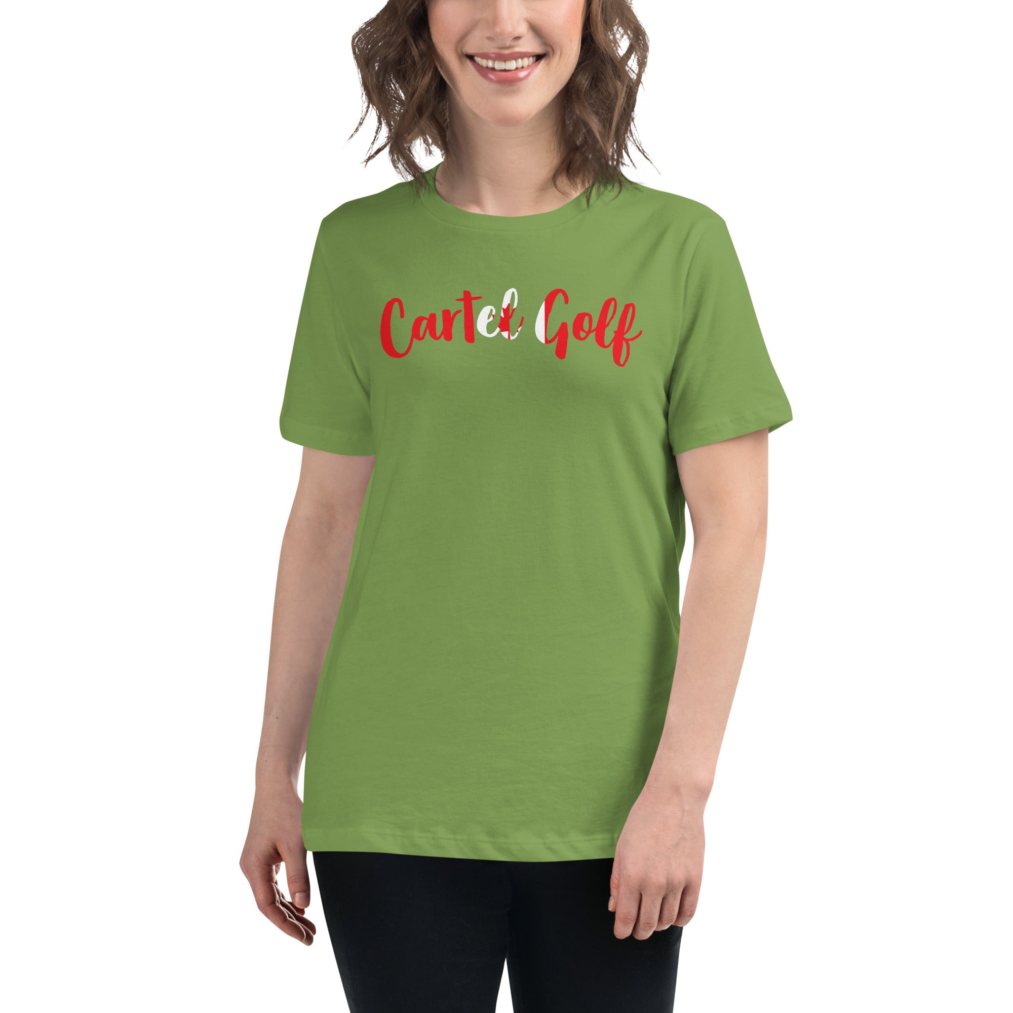 Women's Relaxed T-Shirt "Cartel Golf Canada"