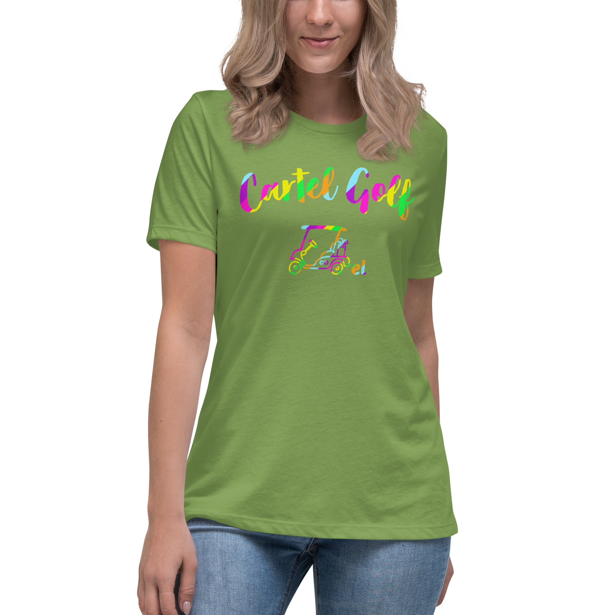 Women's Relaxed T-Shirt "Cartel Golf Colorful"