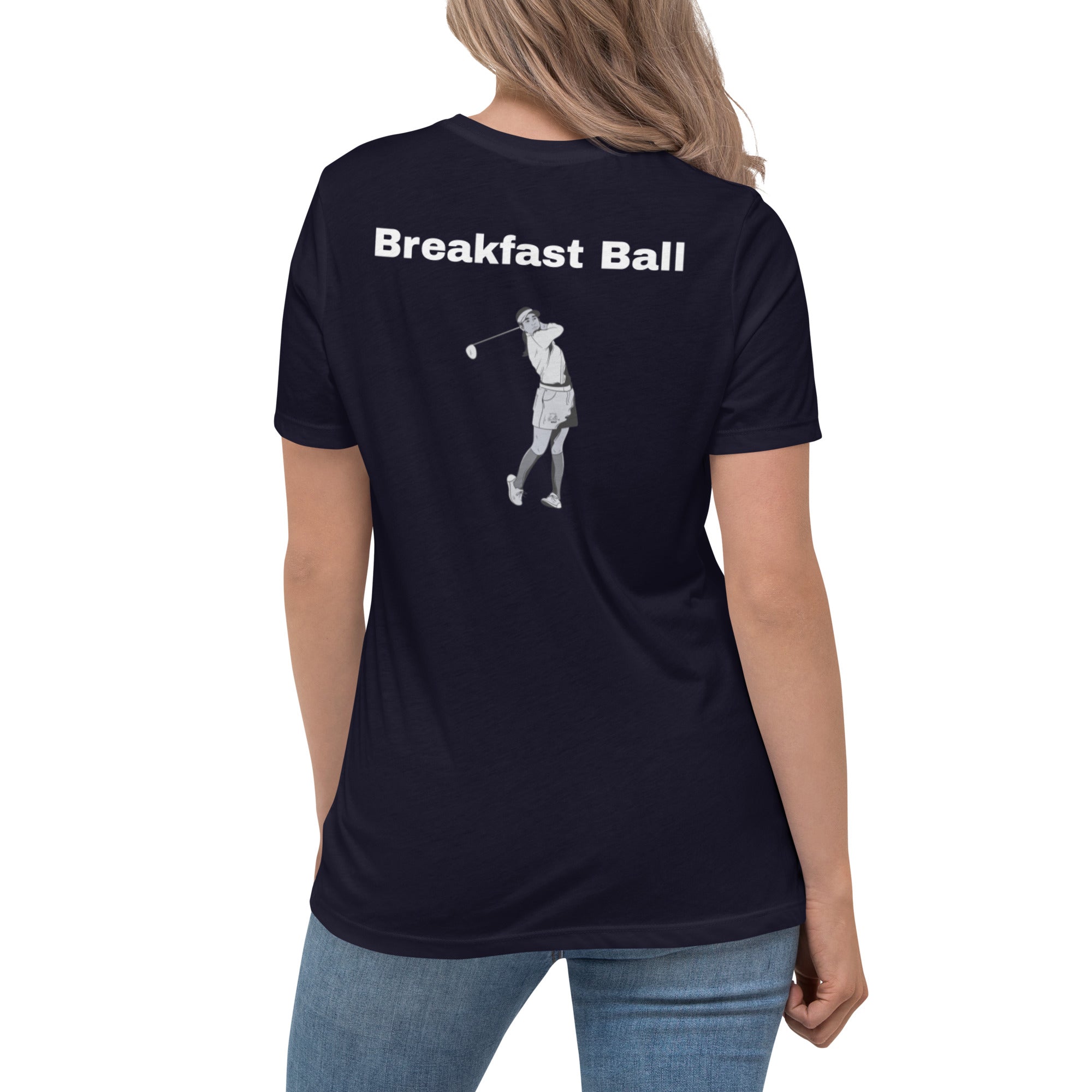 Women's Relaxed T-Shirt "Breakfast Ball"