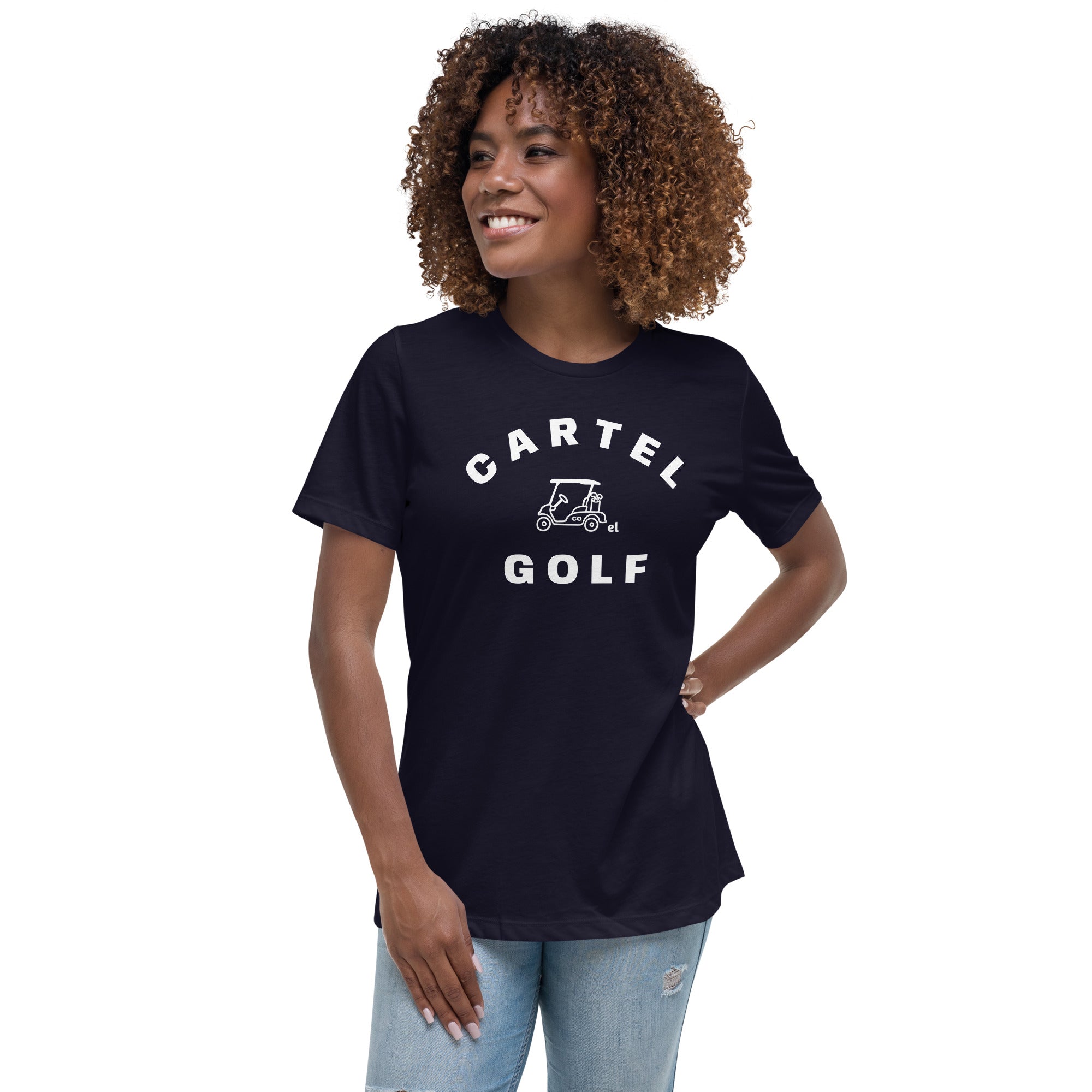 Women's Relaxed T-Shirt "Cartel Golf"