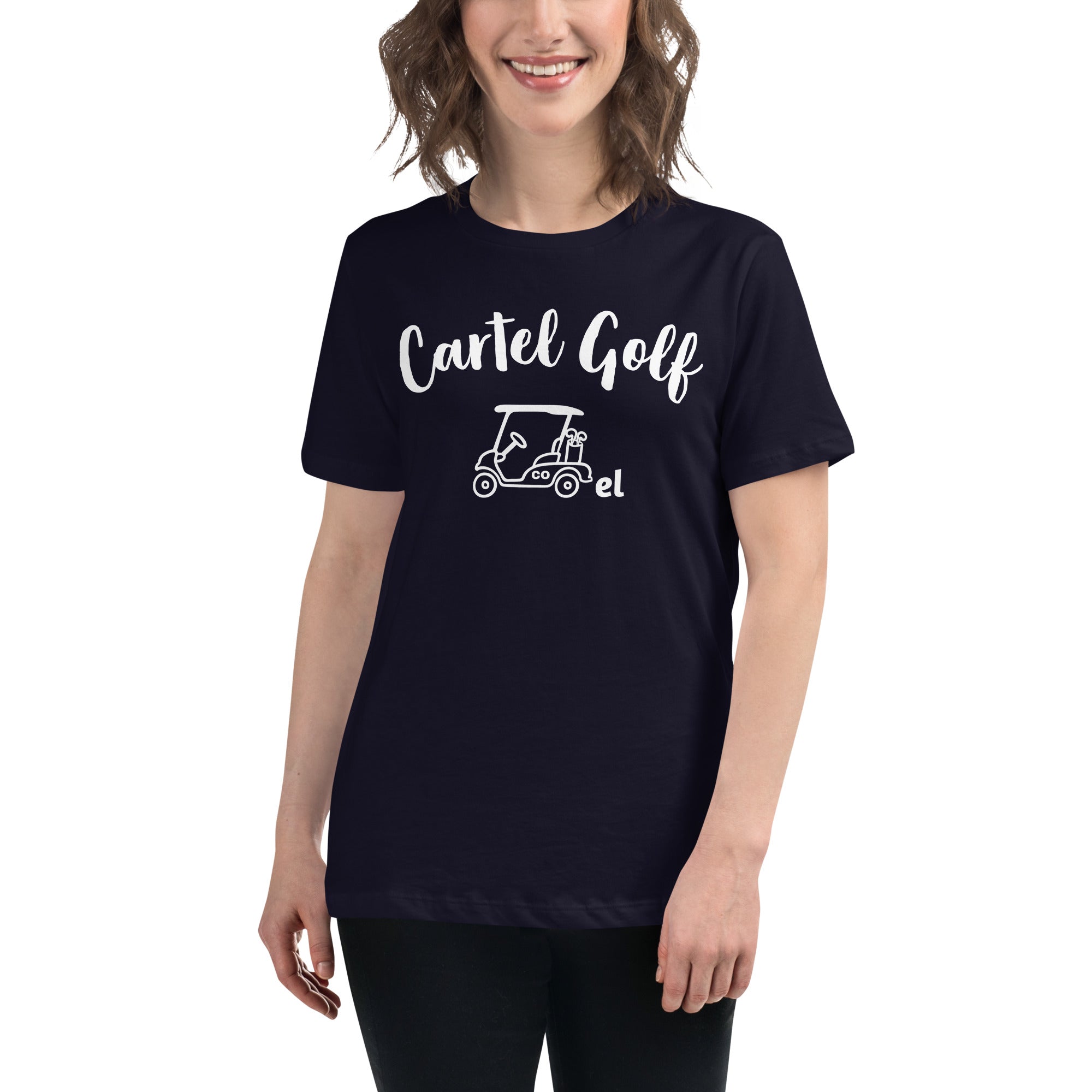 Women's Relaxed T-Shirt "Cartel Golf"