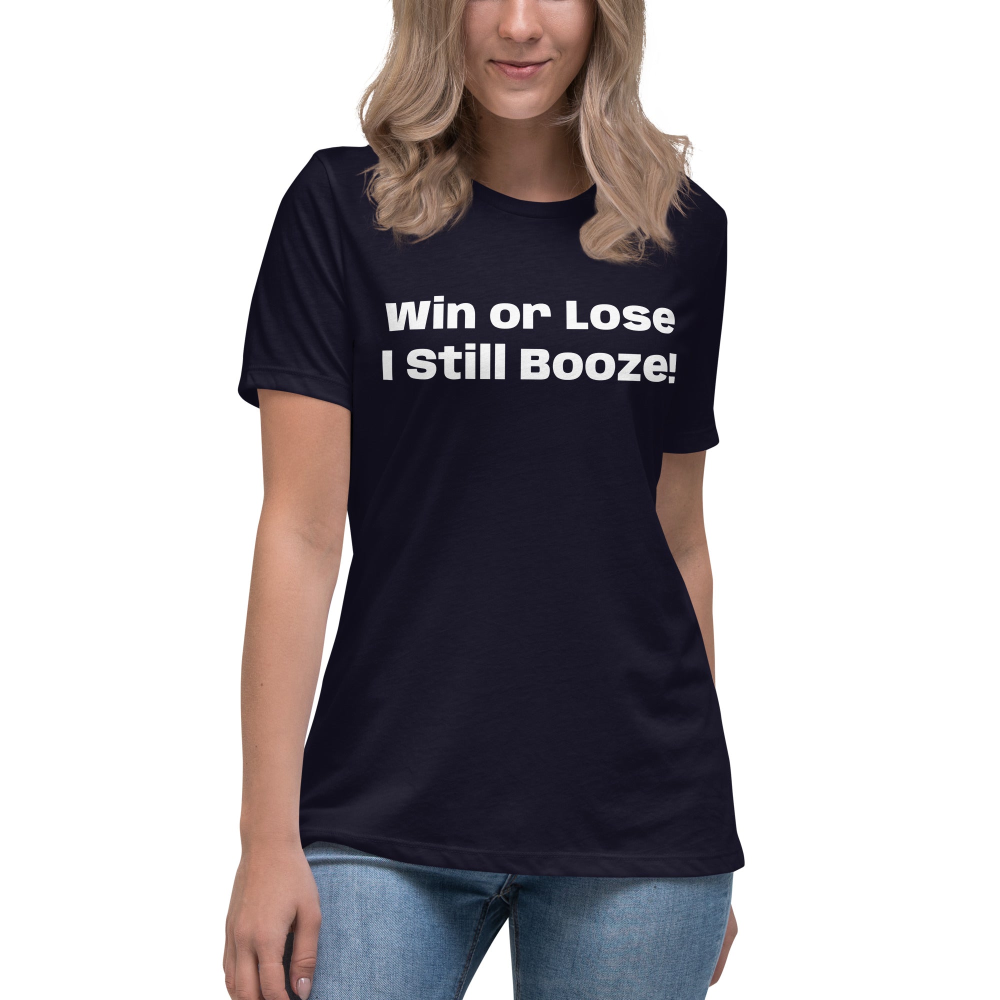 Women's Relaxed T-Shirt "Win or Lose"