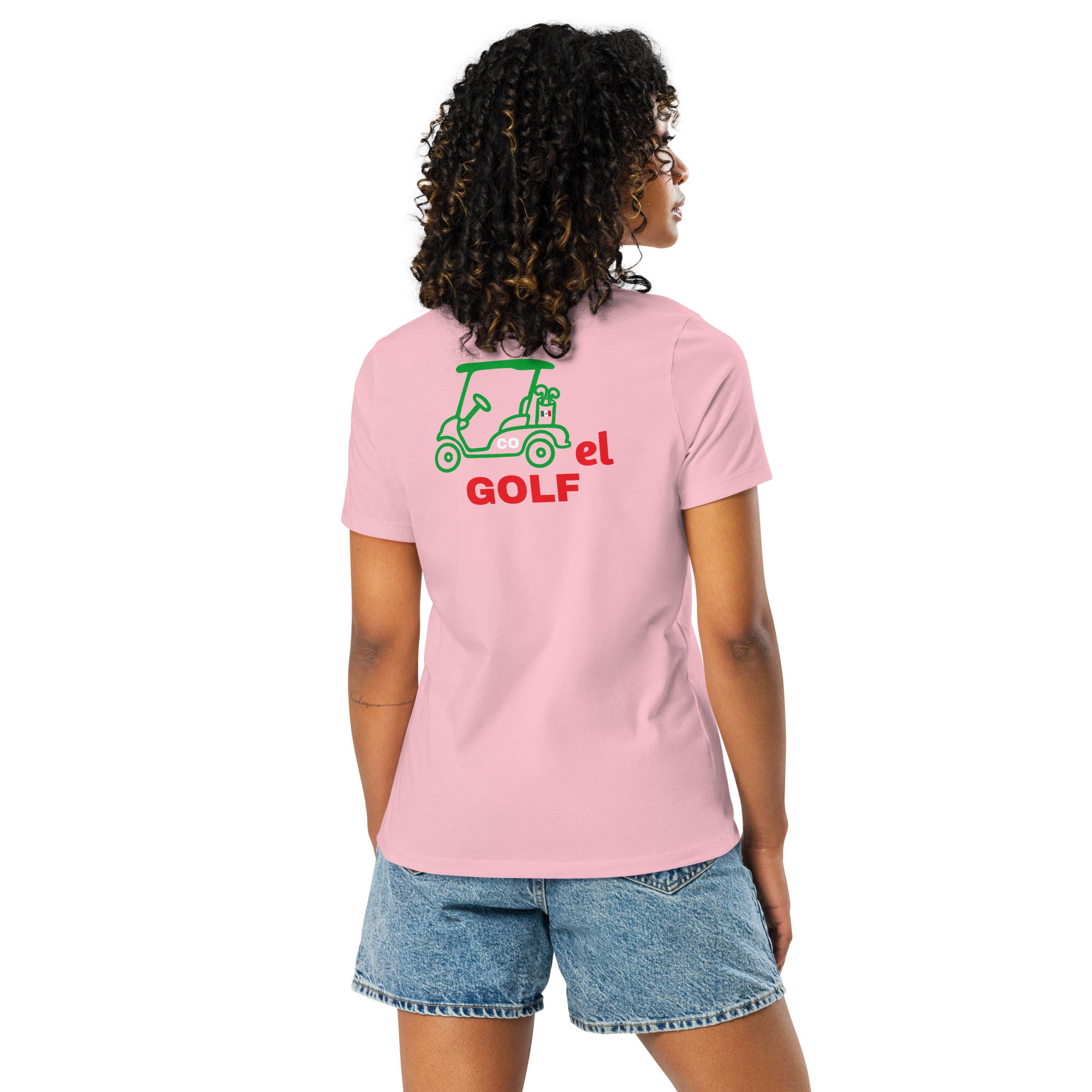 Women's Relaxed T-Shirt "Cartel Golf Mexico"