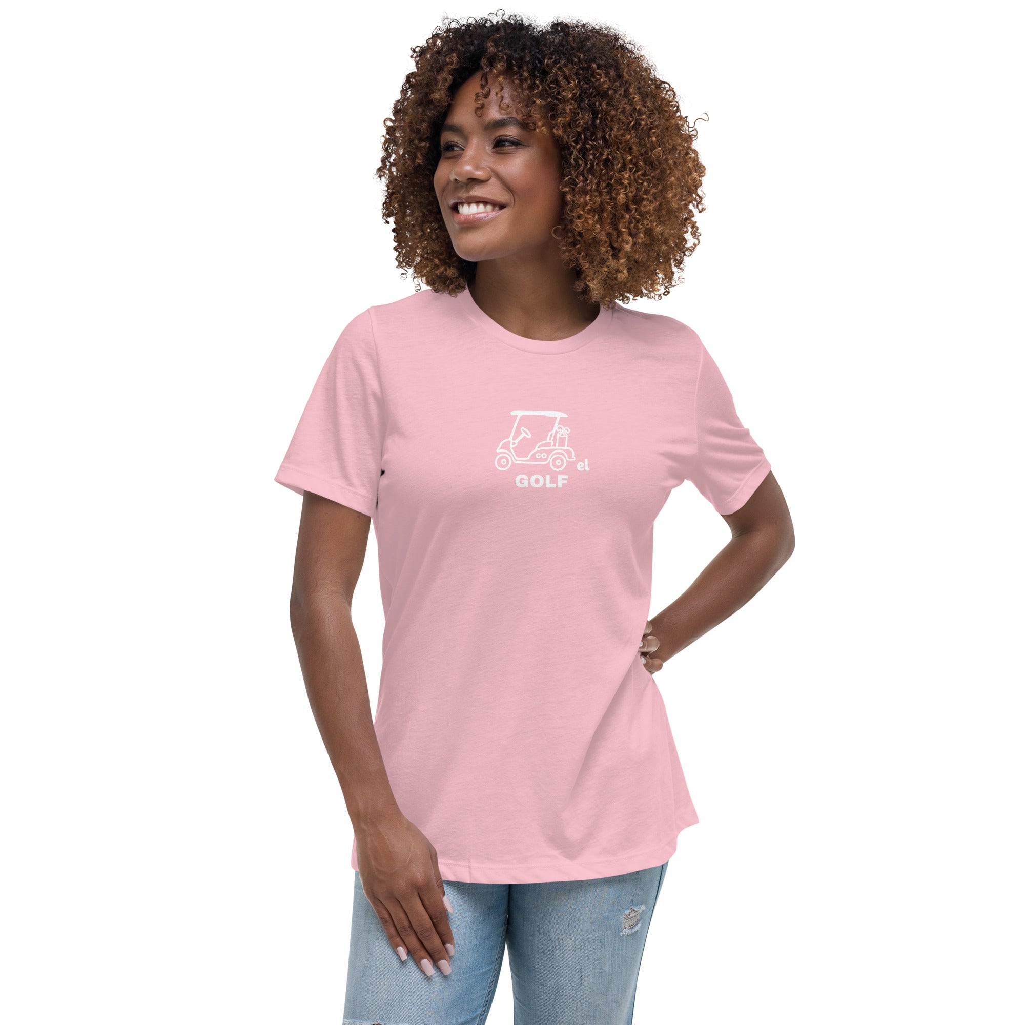 Women's Relaxed T-Shirt "Back 9s Matter"