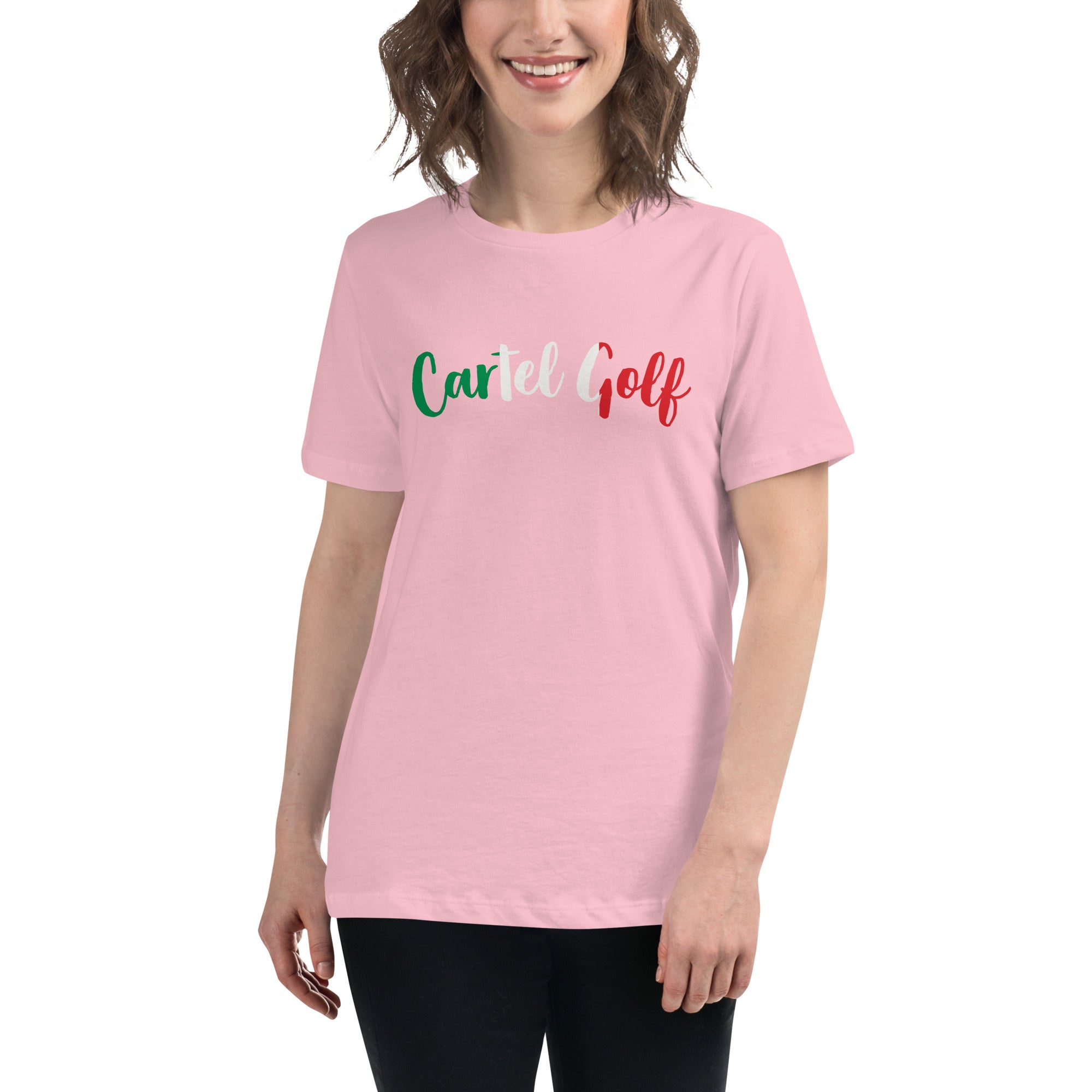 Women's Relaxed T-Shirt "Cartel Golf Italian"