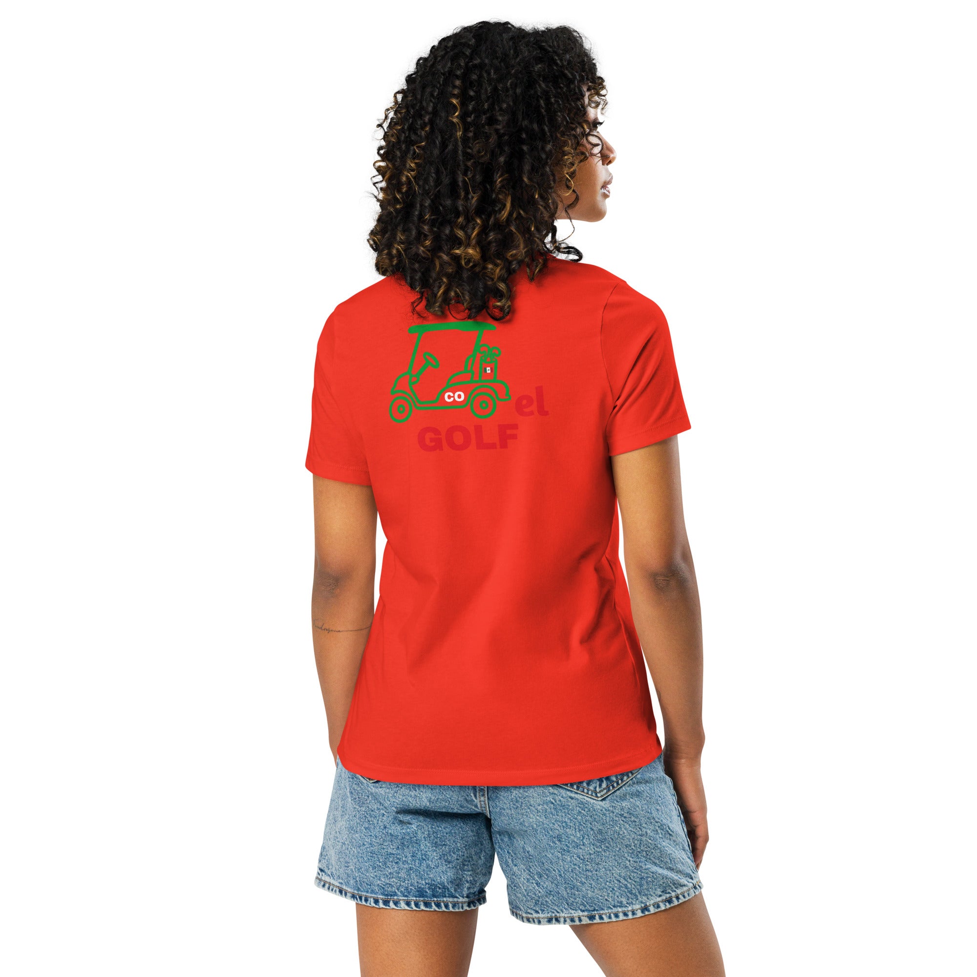 Women's Relaxed T-Shirt "Cartel Golf Mexico"