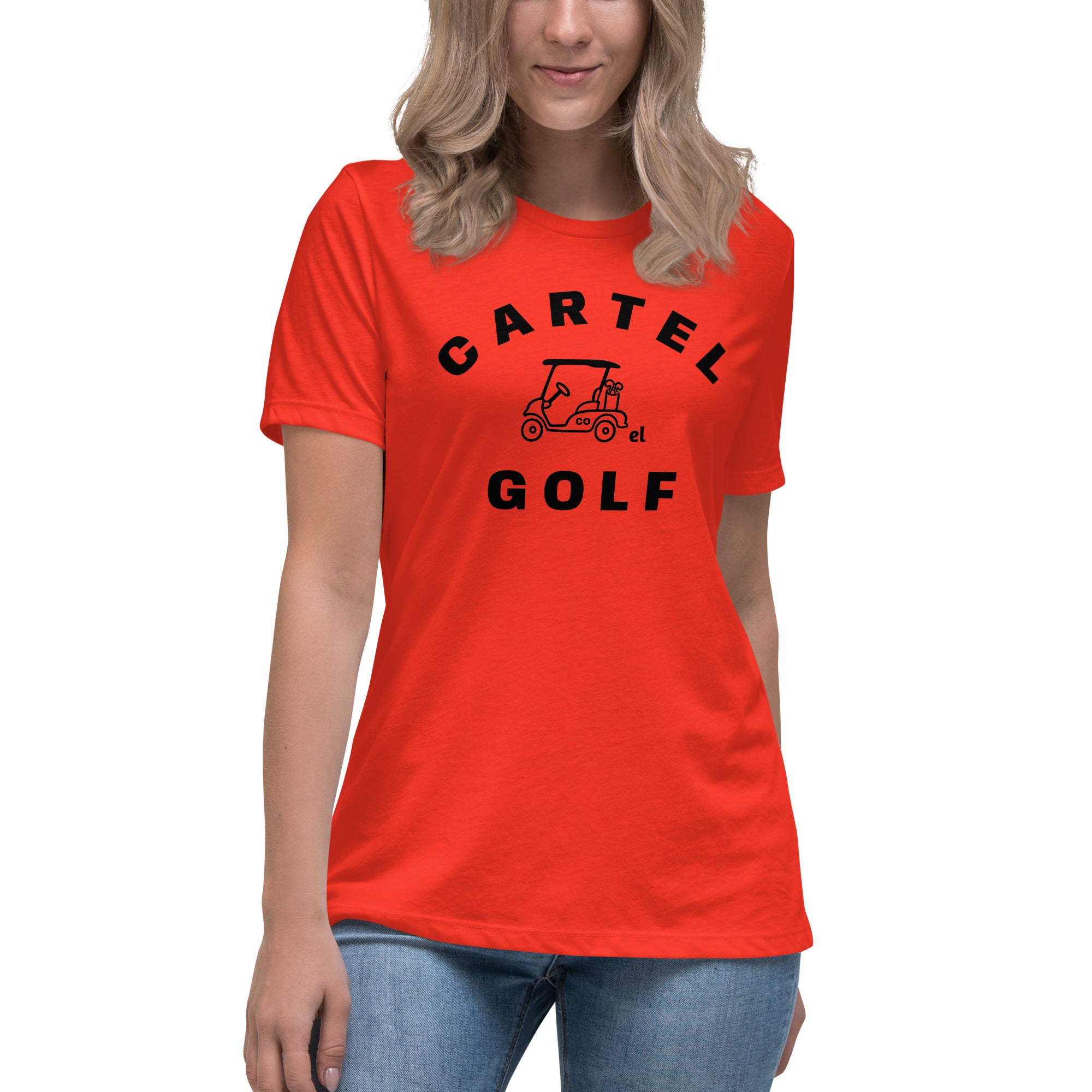 Women's Relaxed T-Shirt "Cartel Golf"