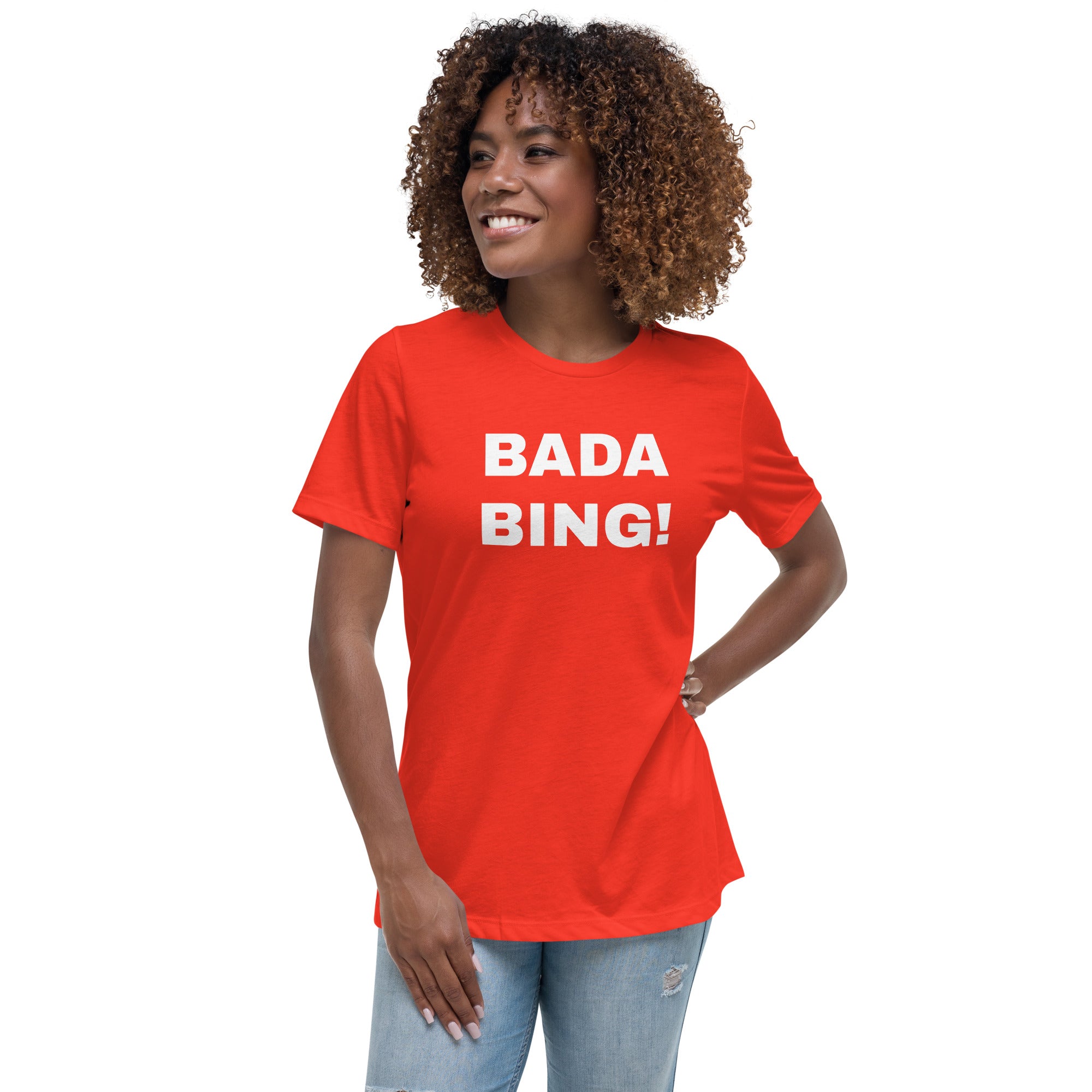 Women's Relaxed T-Shirt "BADA BING"