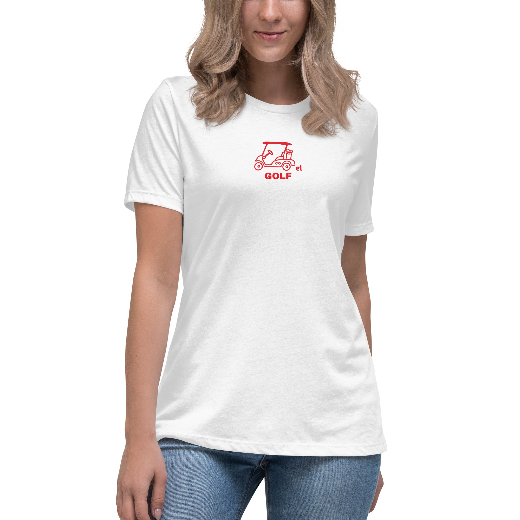 Women's Relaxed T-Shirt "Cartel Golf USA"